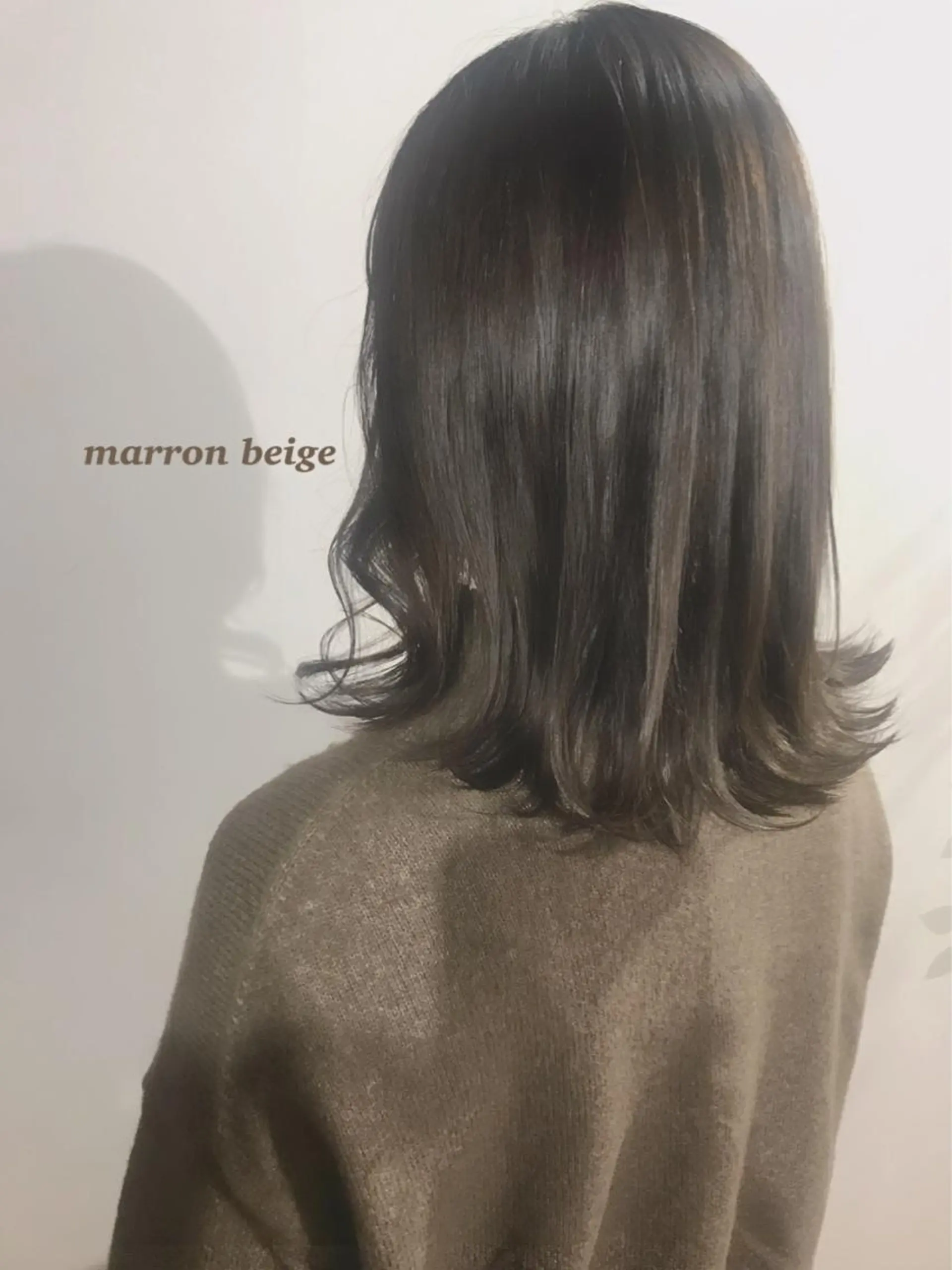 ミディアム カラー ヘアアレンジ ベージュカラー topstylist 芳賀みなみのヘアスタイル