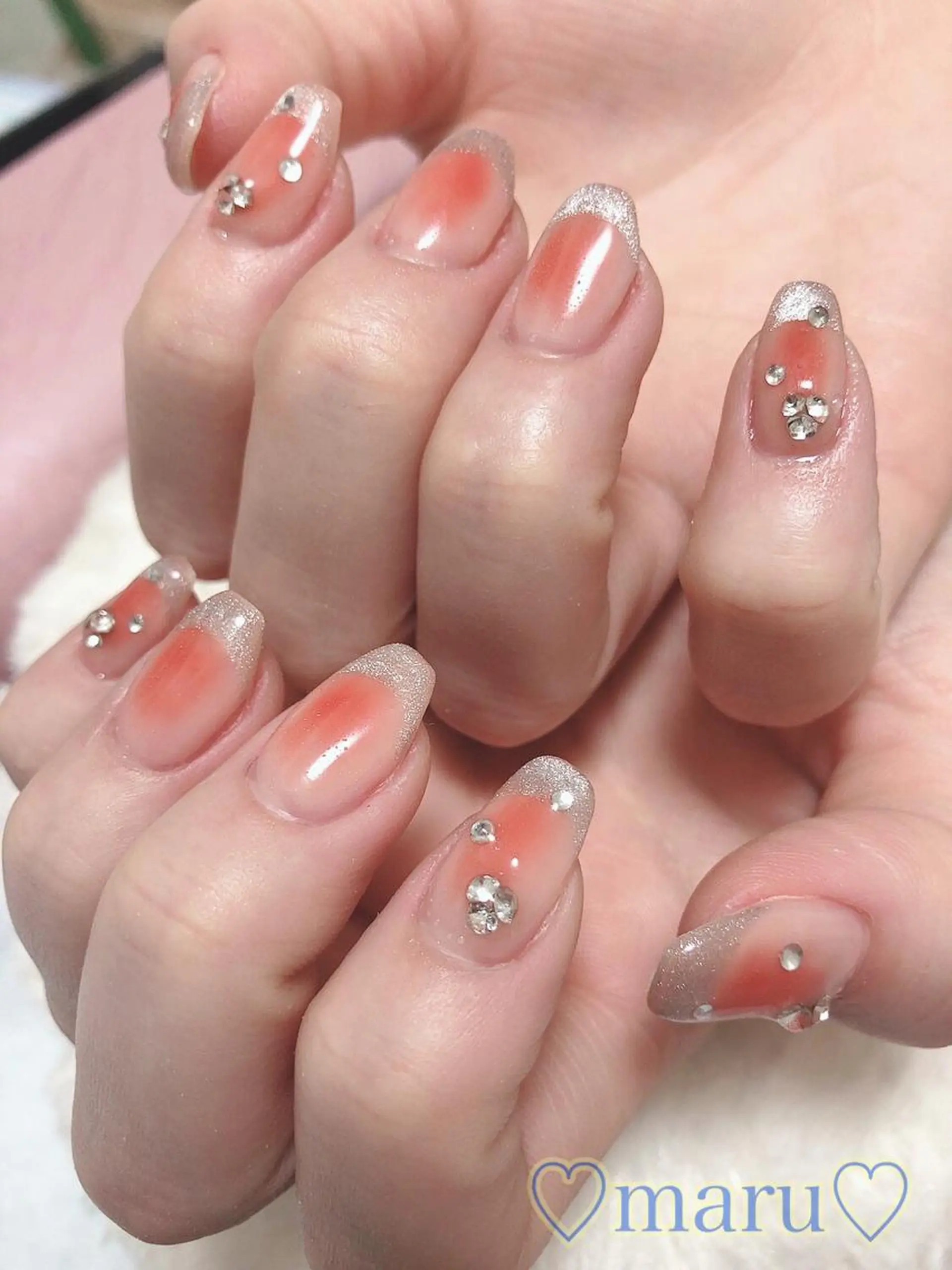 ネイル ハンドネイル フットネイル まるみ ♡のネイルデザイン