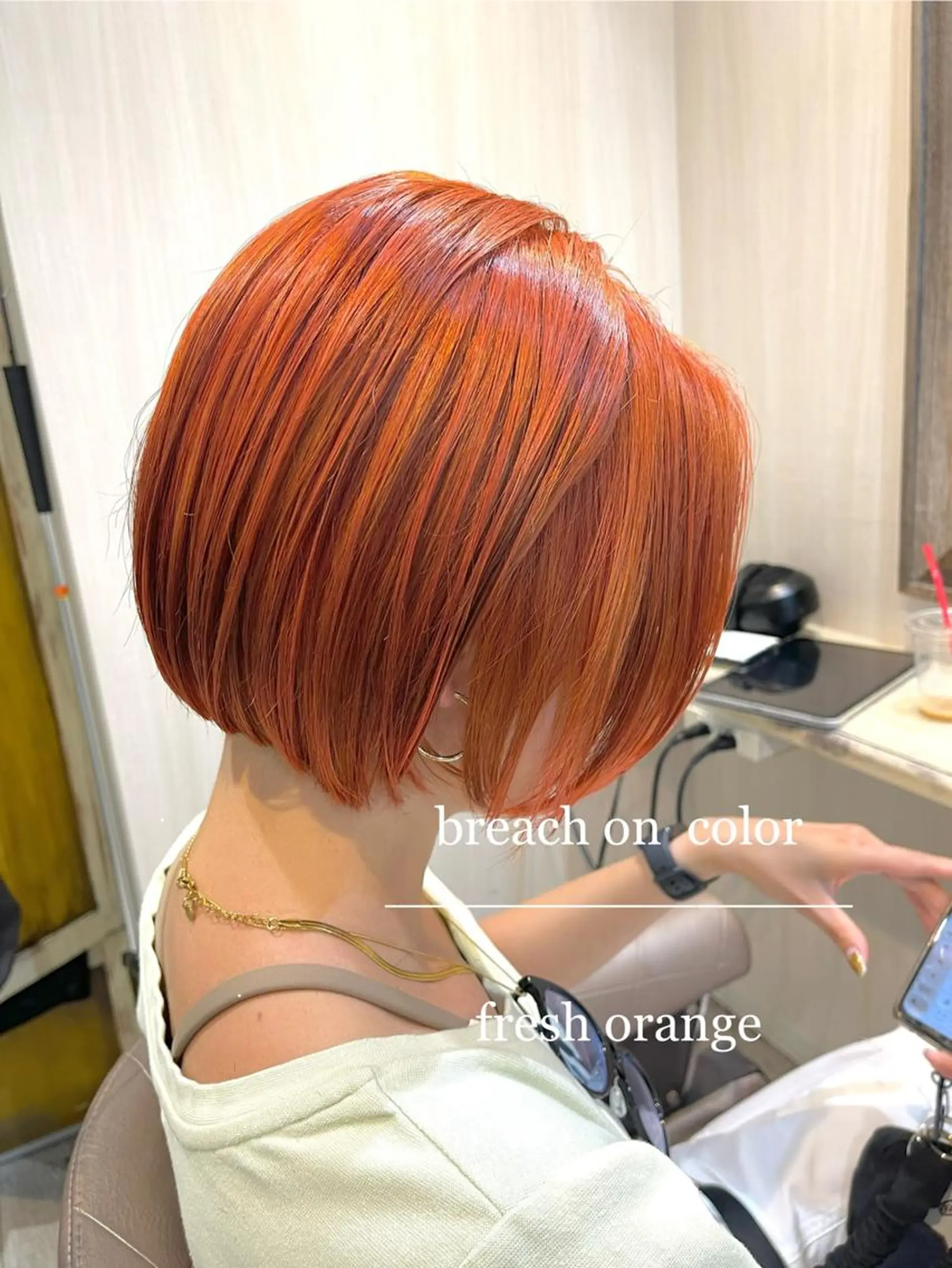 カラー 嶋村夏実🌼レイヤー 🌸白髪ぼかしのヘアスタイル