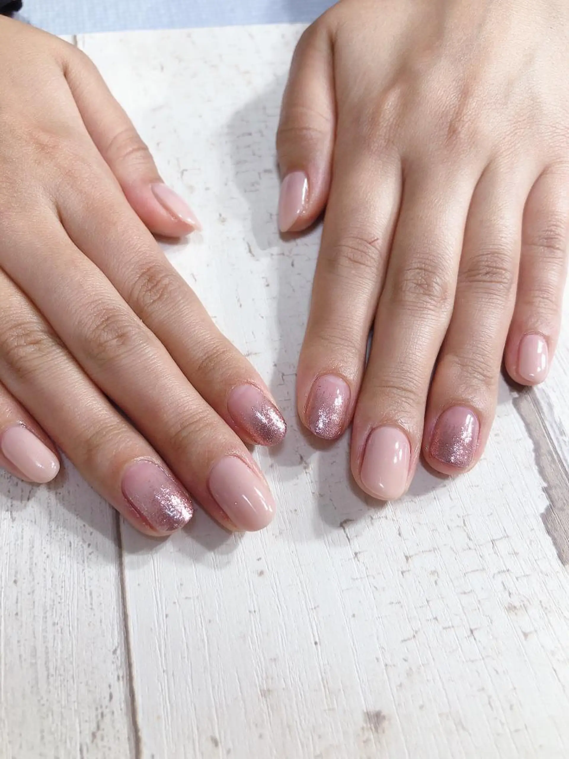 ネイル 北浦和 自爪育成ケアのネイルデザイン