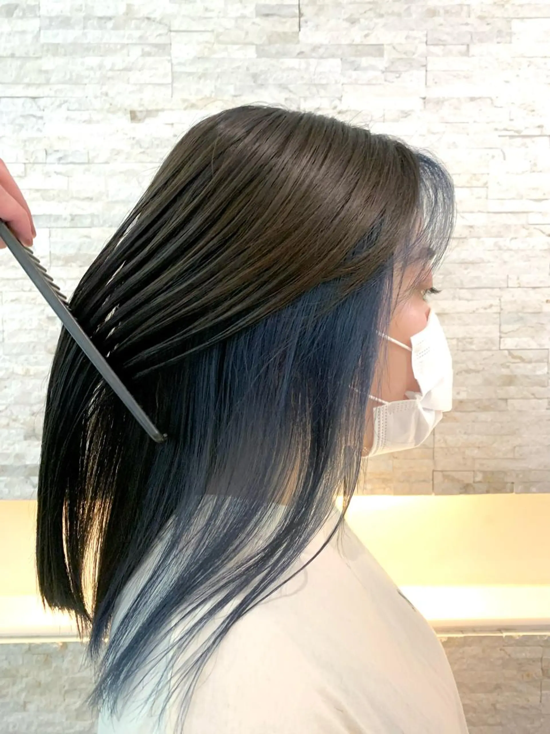 セミロング カラー 🔶似合わせセンター パート/ヤス🔶のヘアスタイル