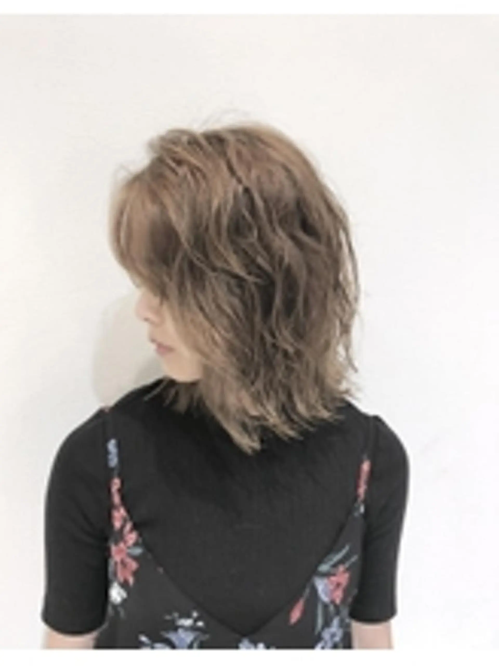 パーマ ミディアム ミディアムパーマ ボブ ニュアンスパーマ ARCH FREE予約のヘアスタイル