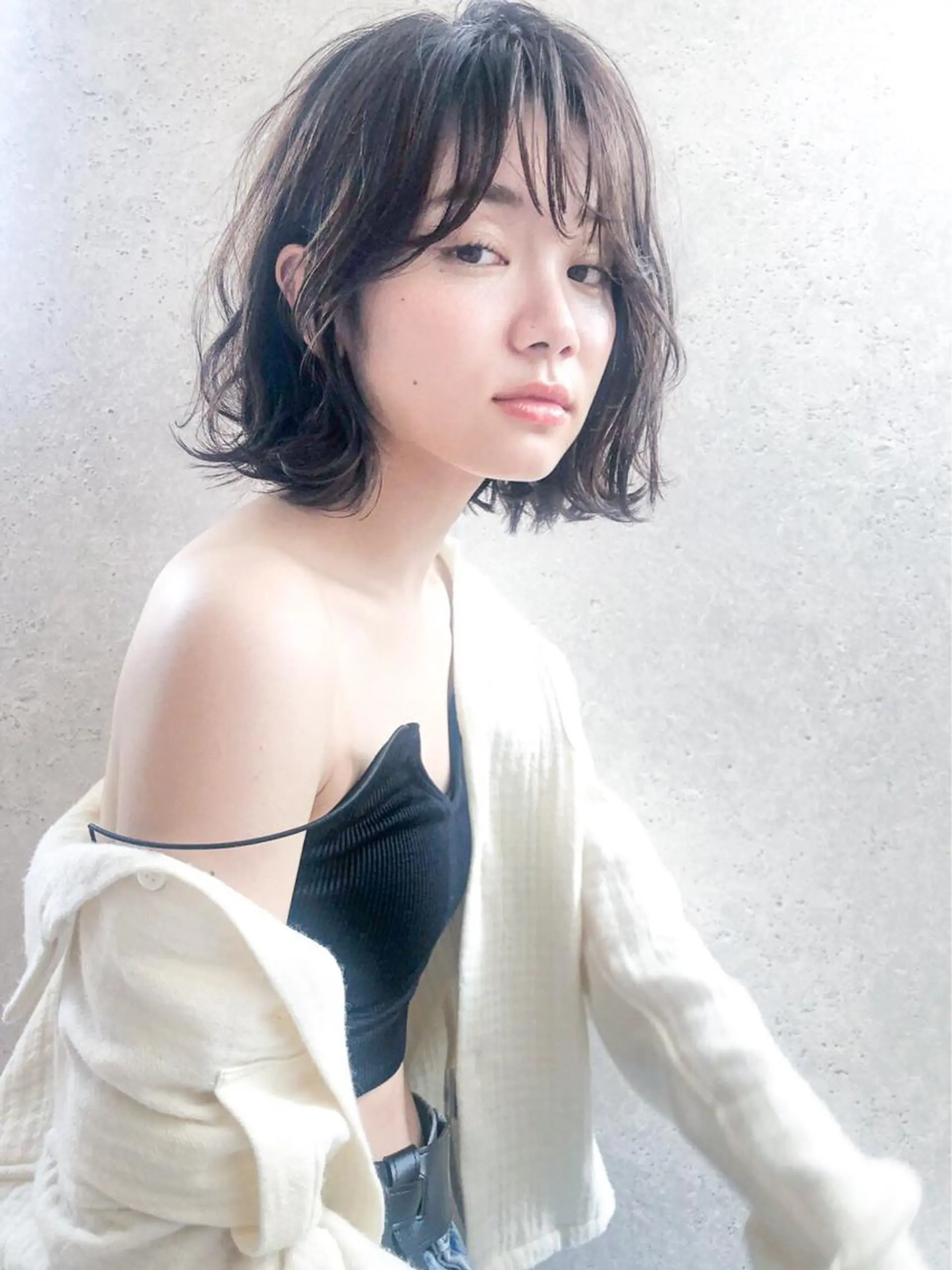 ミディアム カラー hao所属・西山 頌太のヘアスタイル
