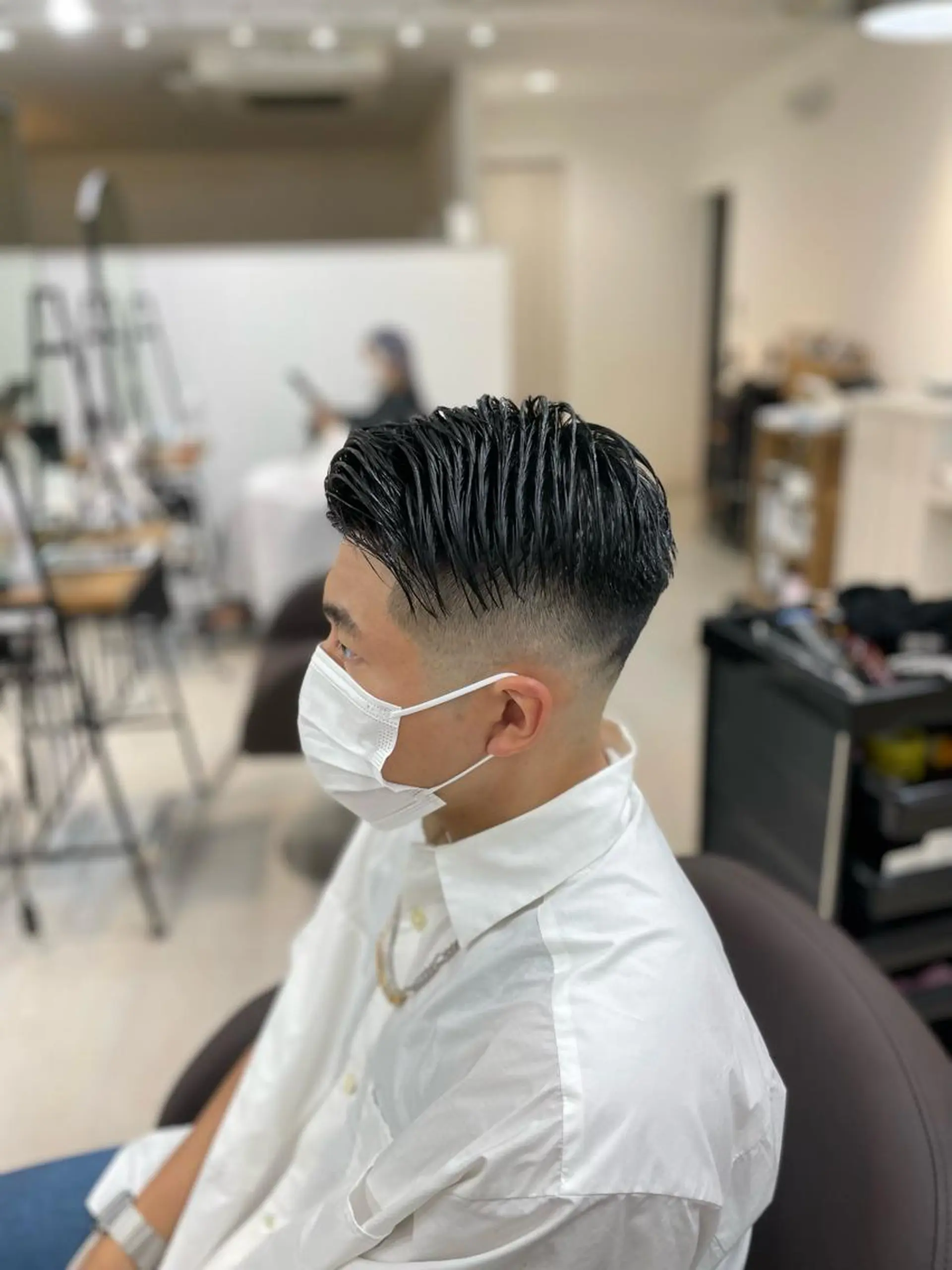 メンズ カット 加藤 雄大のヘアスタイル