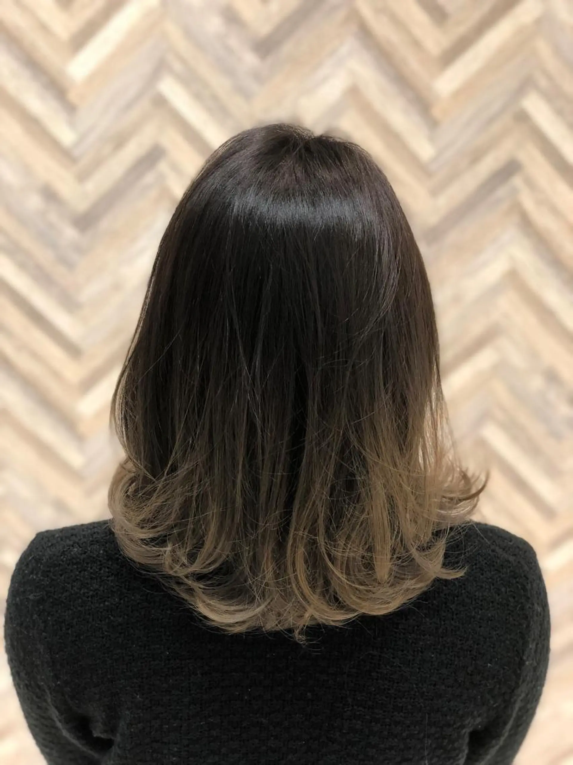 ミディアム カラー グラデーションカラー ヘアカラー 久保木 真人のヘアスタイル