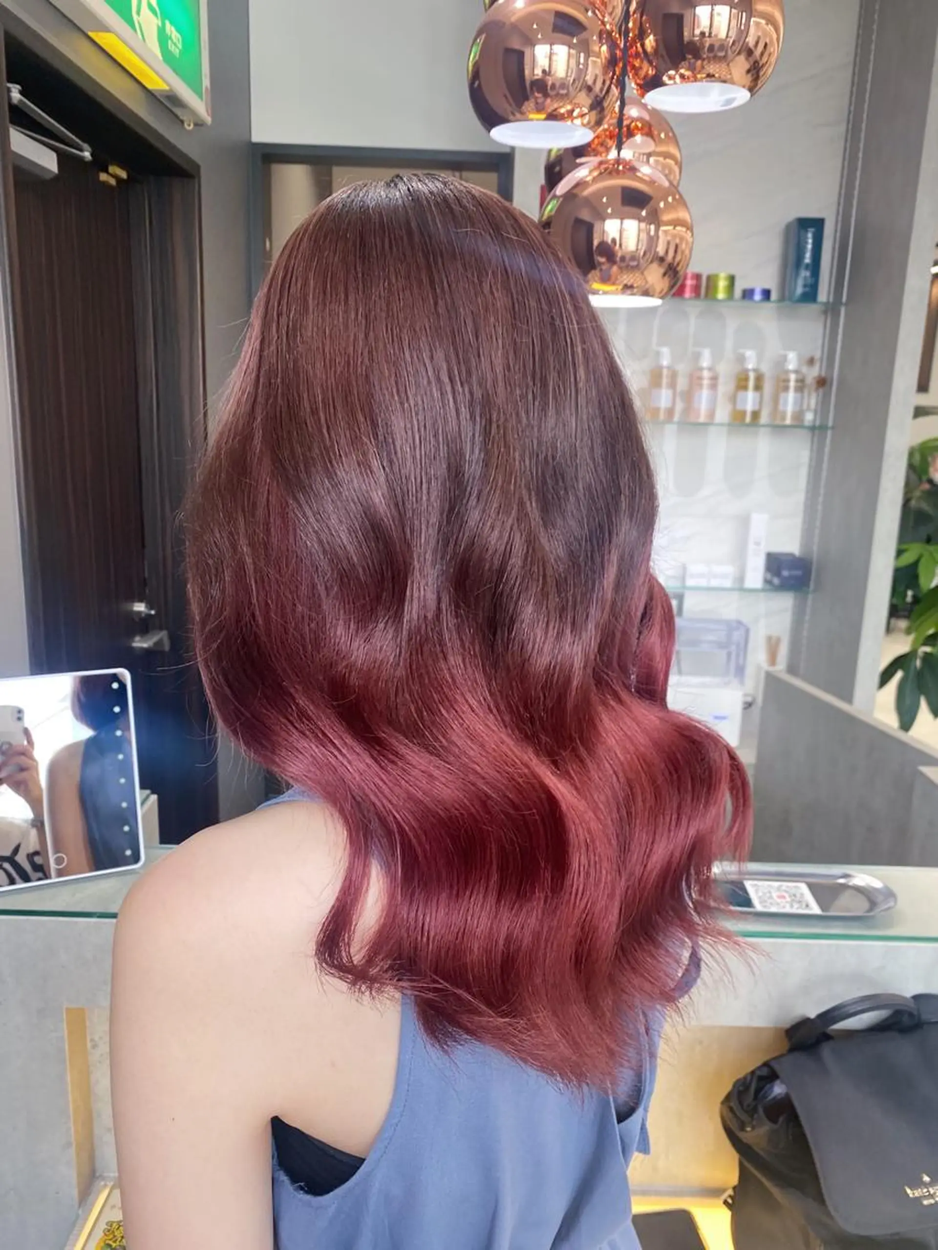 ミディアム カラー jill by gisel＿奥家のヘアスタイル