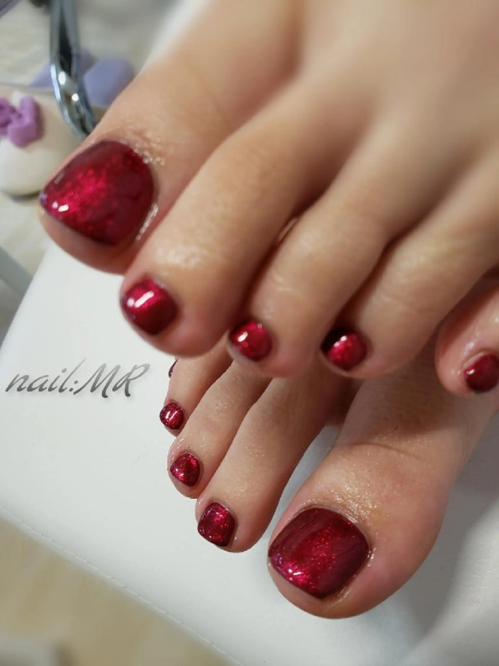 ネイル フットネイル ワンカラーネイル Nail salon Coco所属・Nail salon Coco【溝の口駅】のネイルデザイン