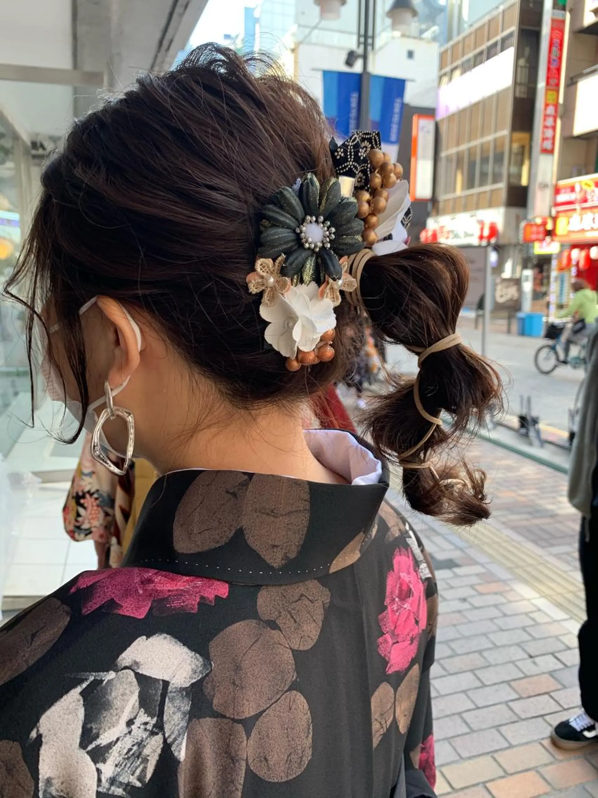 ミディアム ヘアアレンジ 平野 優奈のヘアスタイル