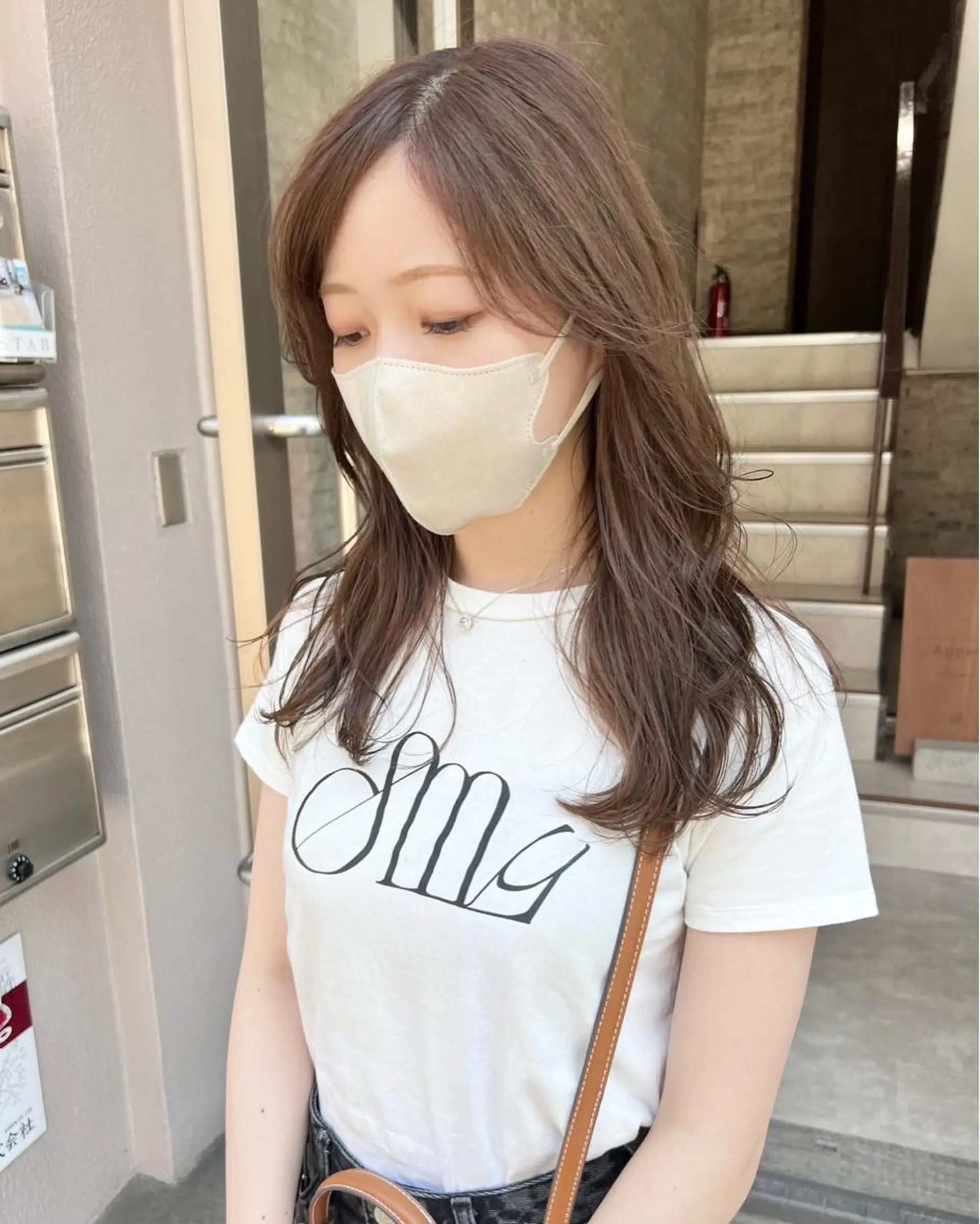 セミロング カラー カット 樫原裕二 /柔らかいカラーのヘアスタイル