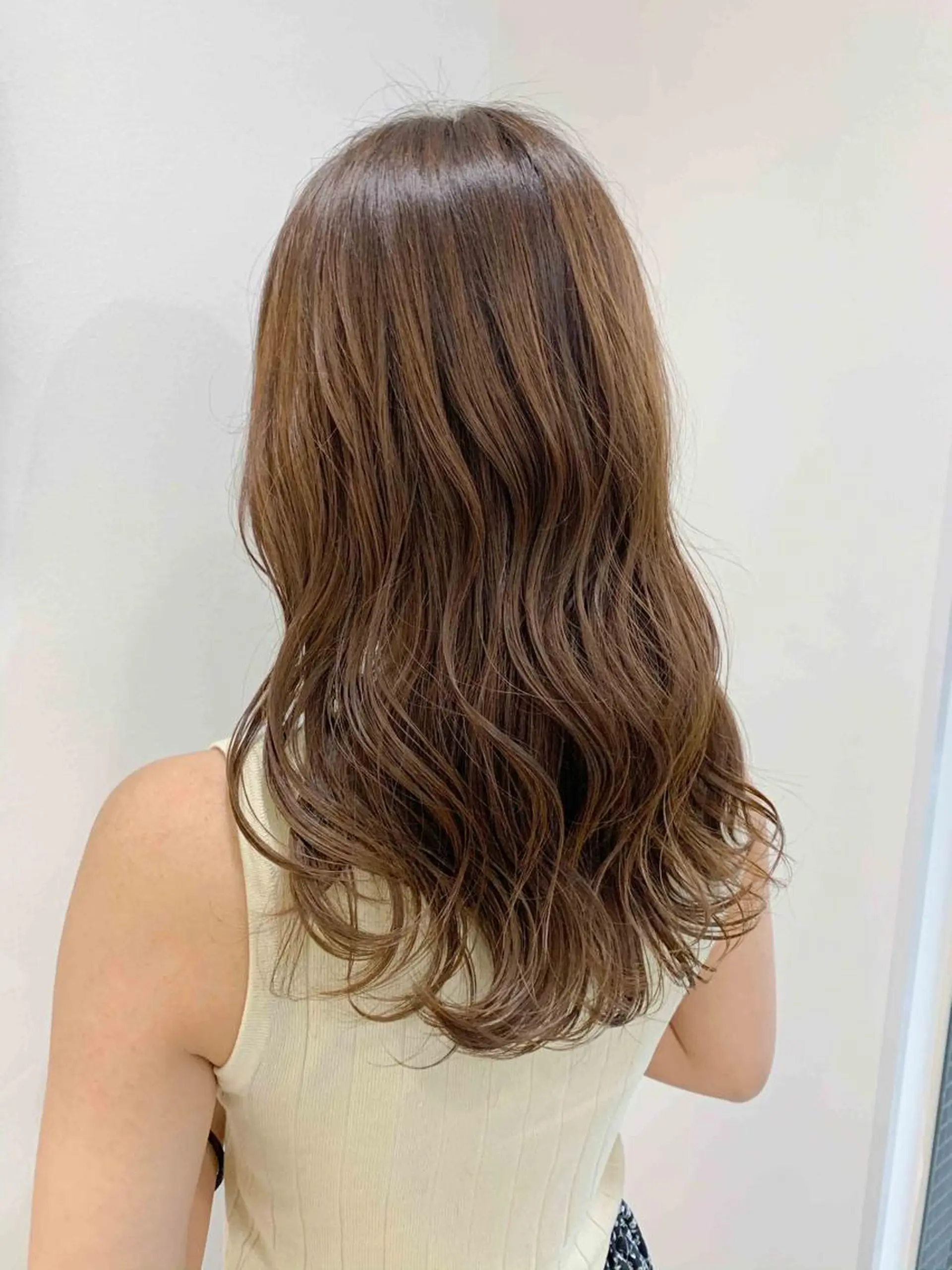 ロング カラー 縮毛矯正/髪質改善 /韓国風　山川春輝のヘアスタイル