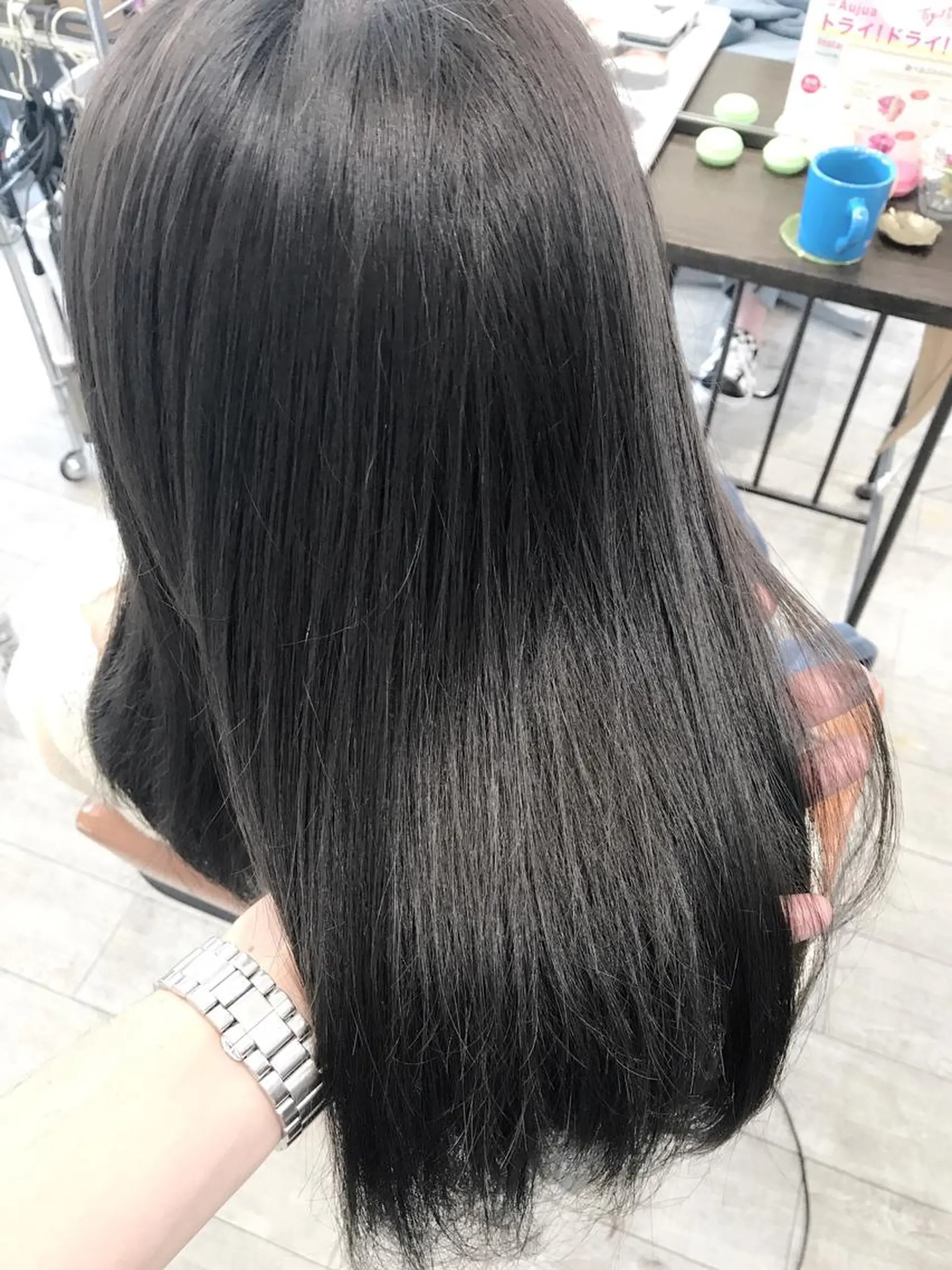 カラー アッシュ アッシュグレー ヘアカラー トリートメント ヘッドスパ グレージュ/髪質改善 Yamato.hのヘアスタイル