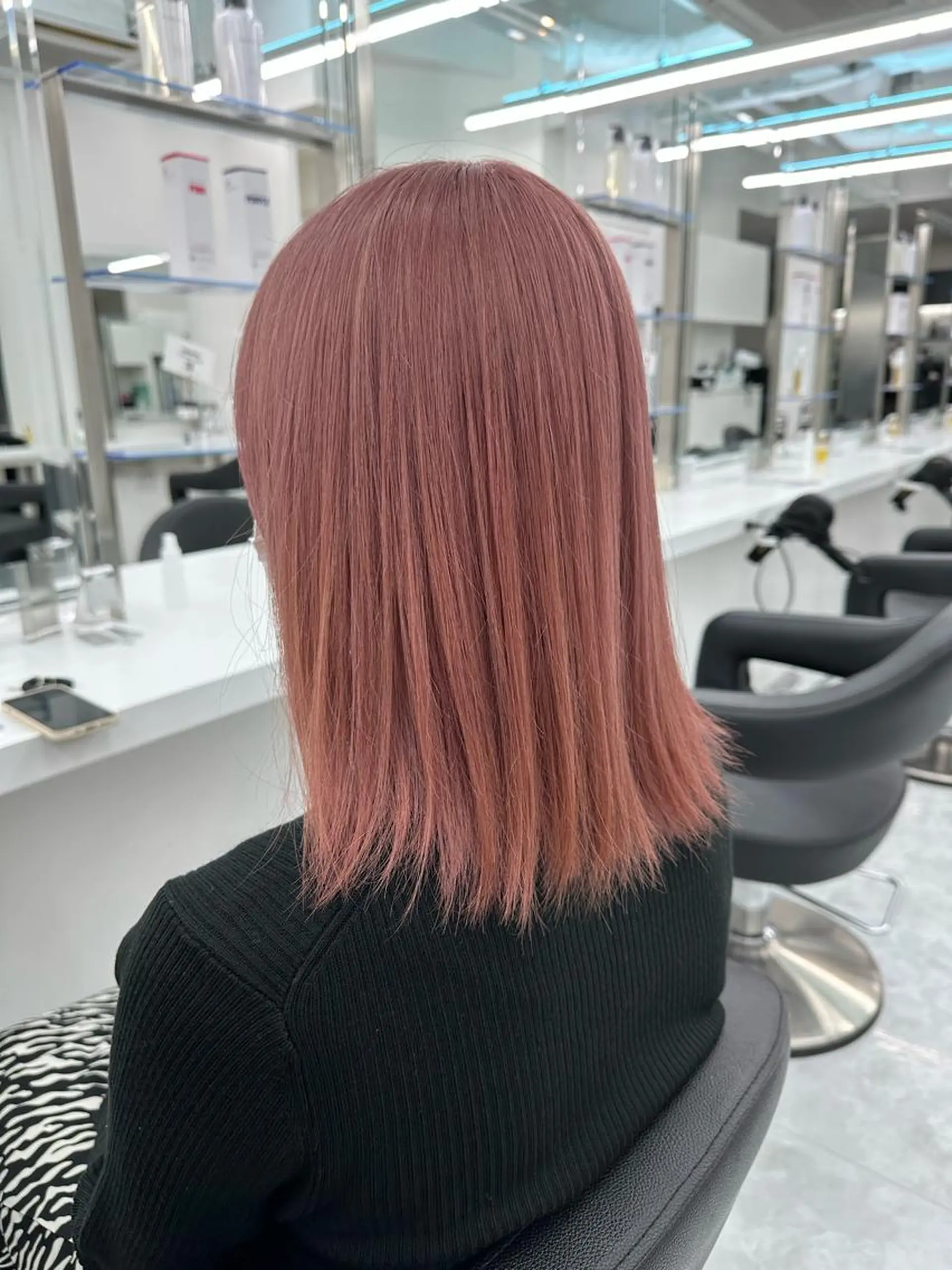 ロング カラー ダブルカラー 韓国ヘアKYONのヘアスタイル