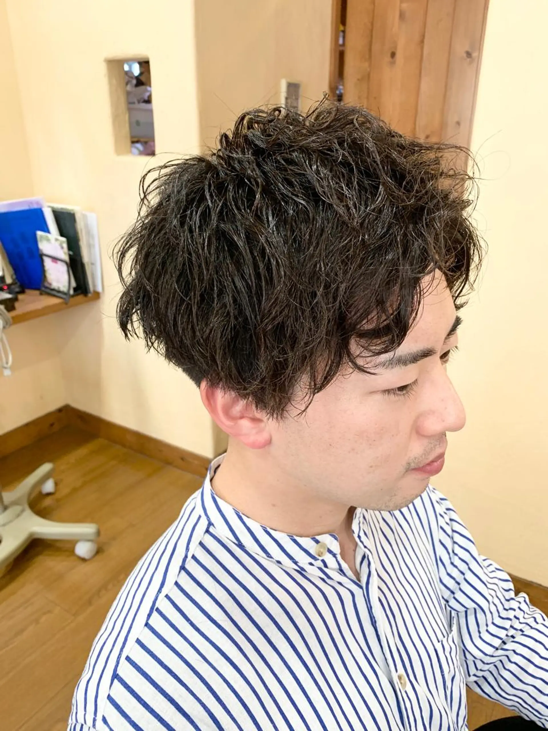 パーマ メンズ 清光 泰之のヘアスタイル