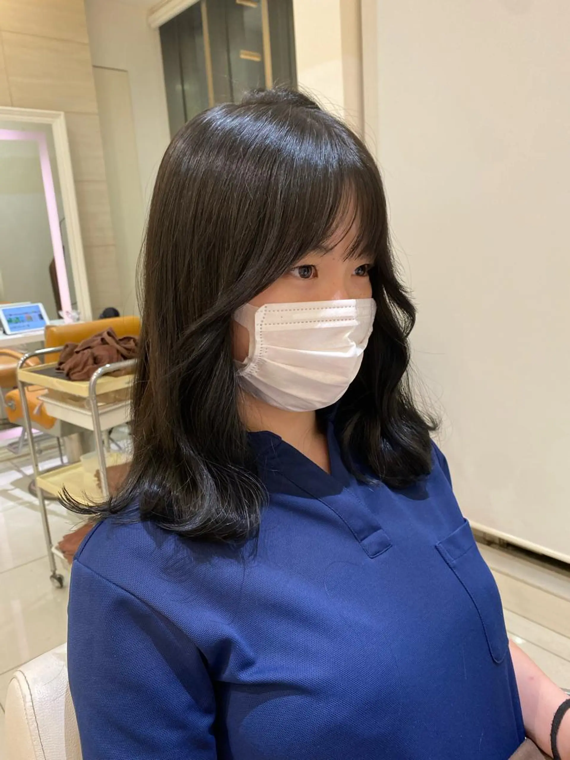 ミディアム 新宿/韓国メンズ RIKUパーマのヘアスタイル