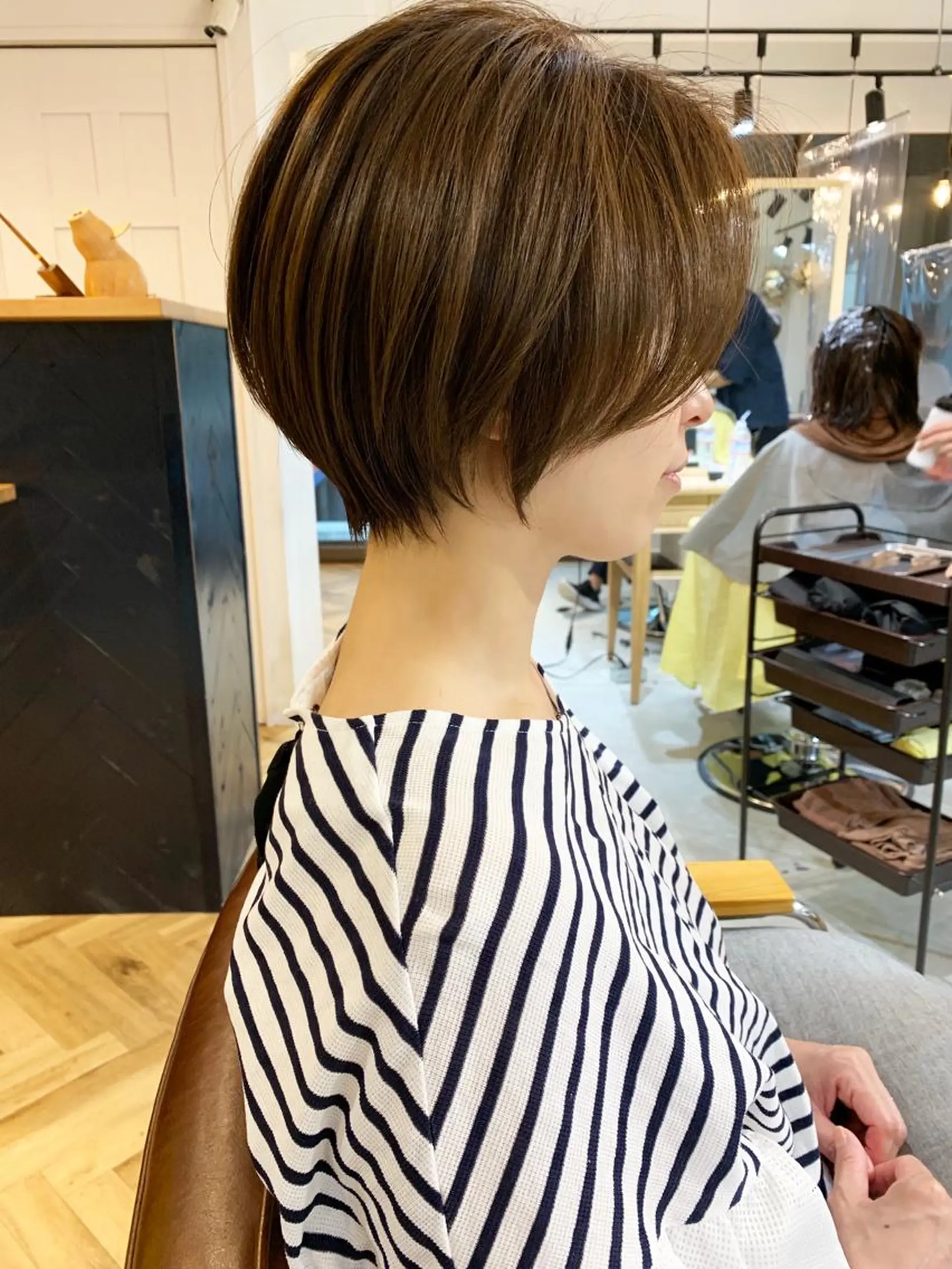 ショート 顔周りカット レイヤーカット ショートヘア 小顔カット ✨似合わせ救世主✨ 浅野のヘアスタイル