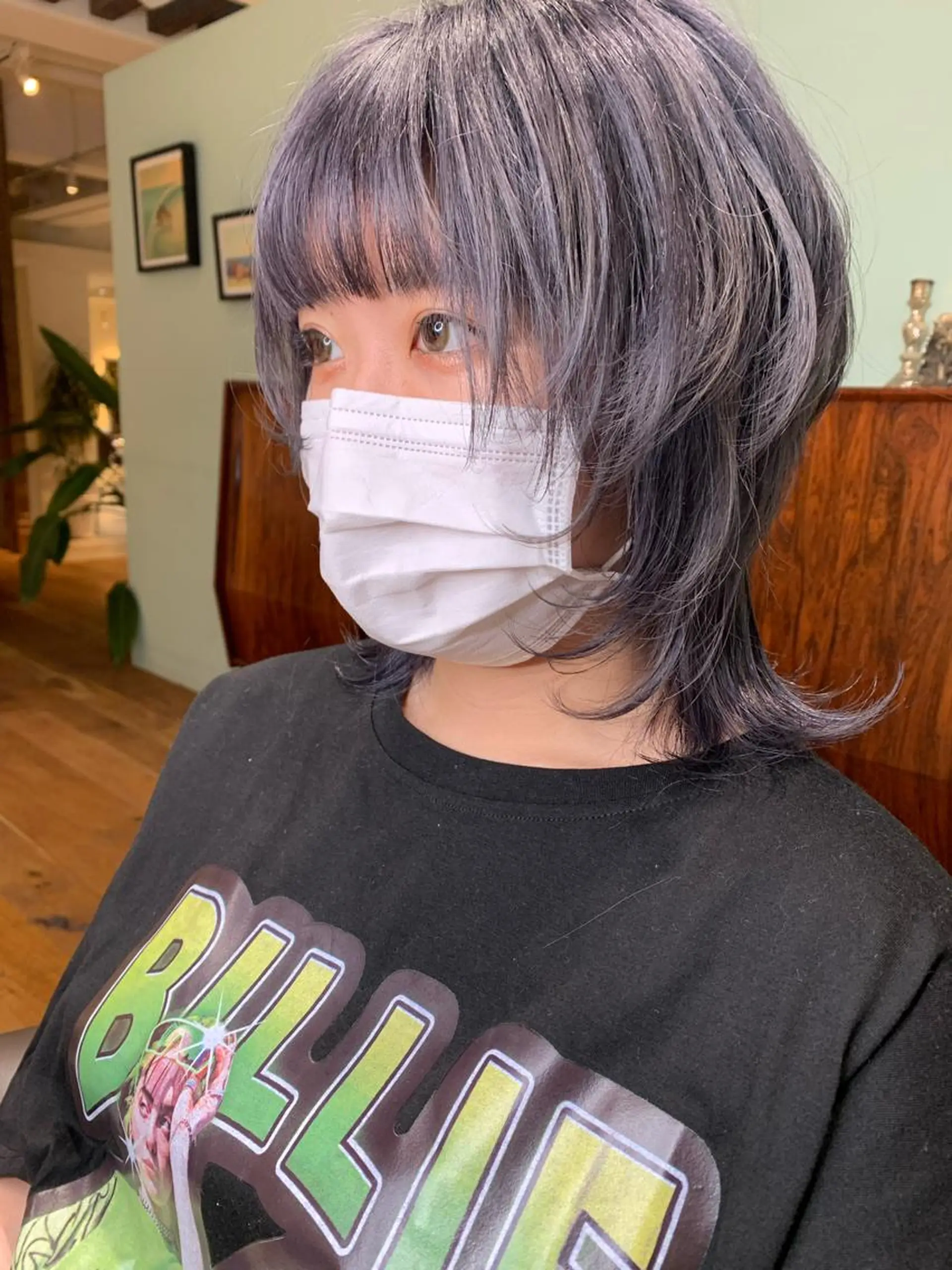 セミロング カラー 【ロングウルフカット 姫カット】伊藤裕哉のヘアスタイル