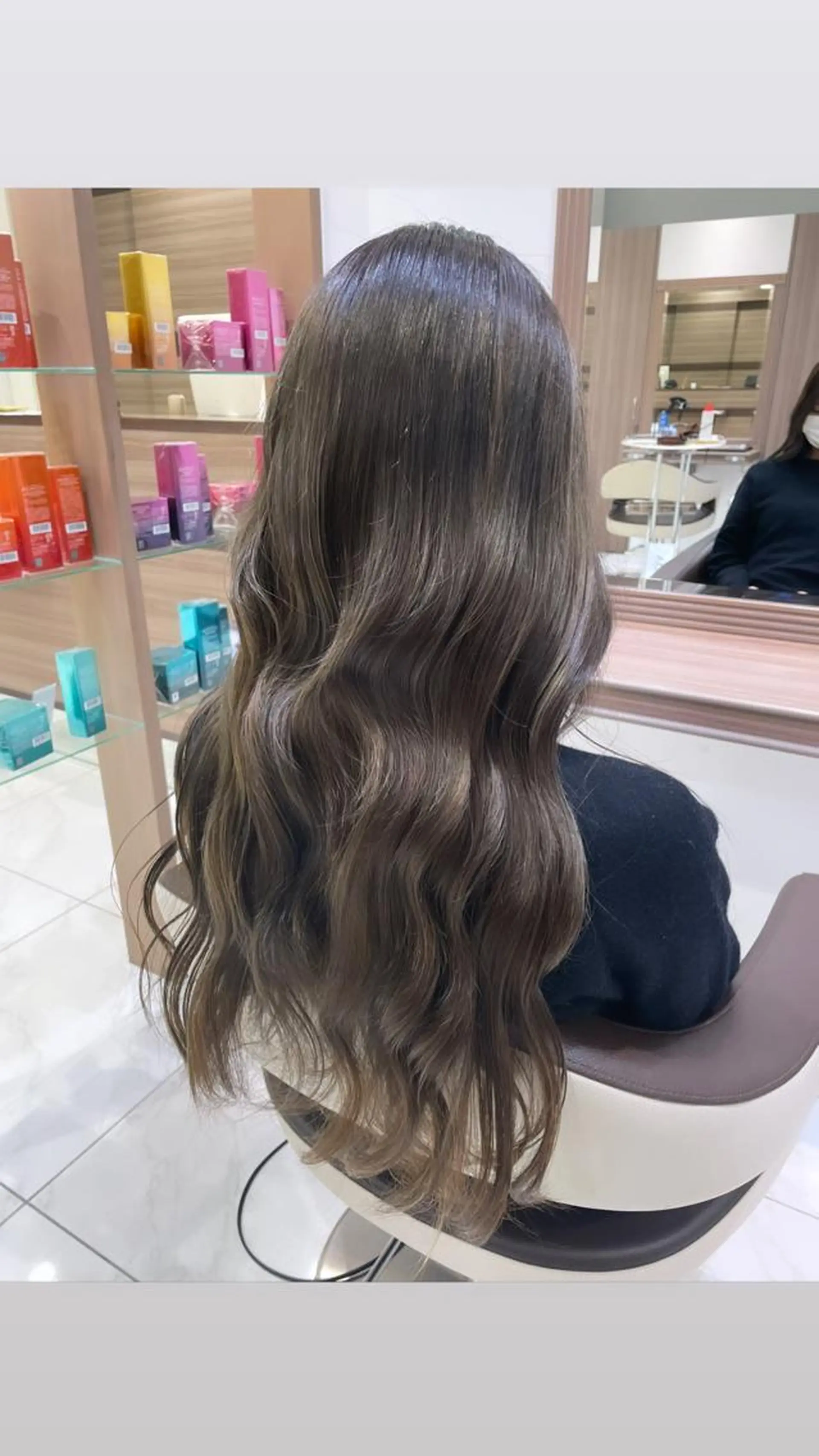 ロング カラー ハイライトカラー ハイライト カット ヘアカラー トリートメント 菊池 遼/透明感 /韓国レイヤー/艶感のヘアスタイル