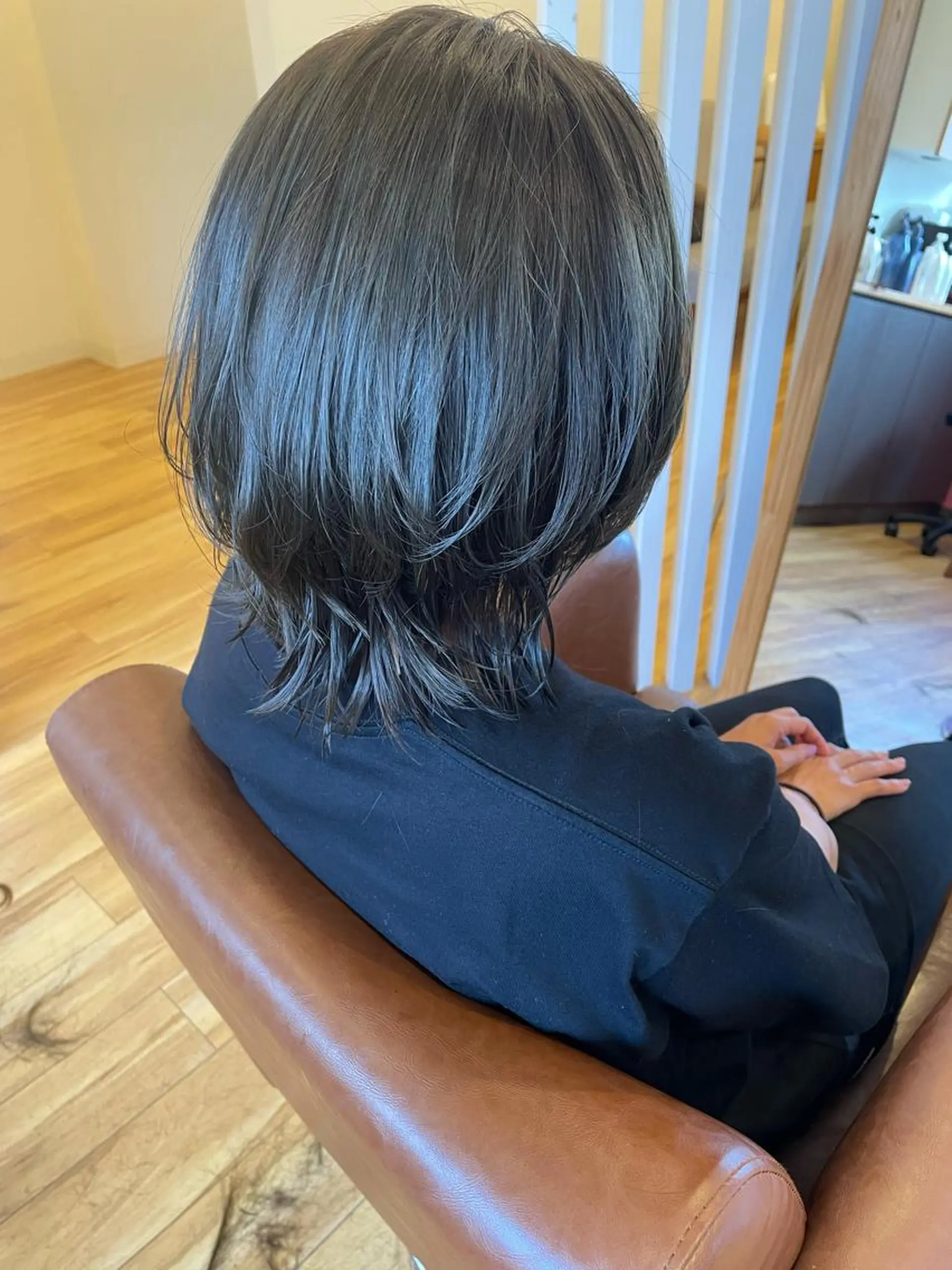 ミディアム カラー ヘアアレンジ レイヤーカット ウルフカット ウルフレイヤー カット ヘアカラー トリートメント ヘッドスパ 北九州美容室 🕊️わかな✂︎のヘアスタイル