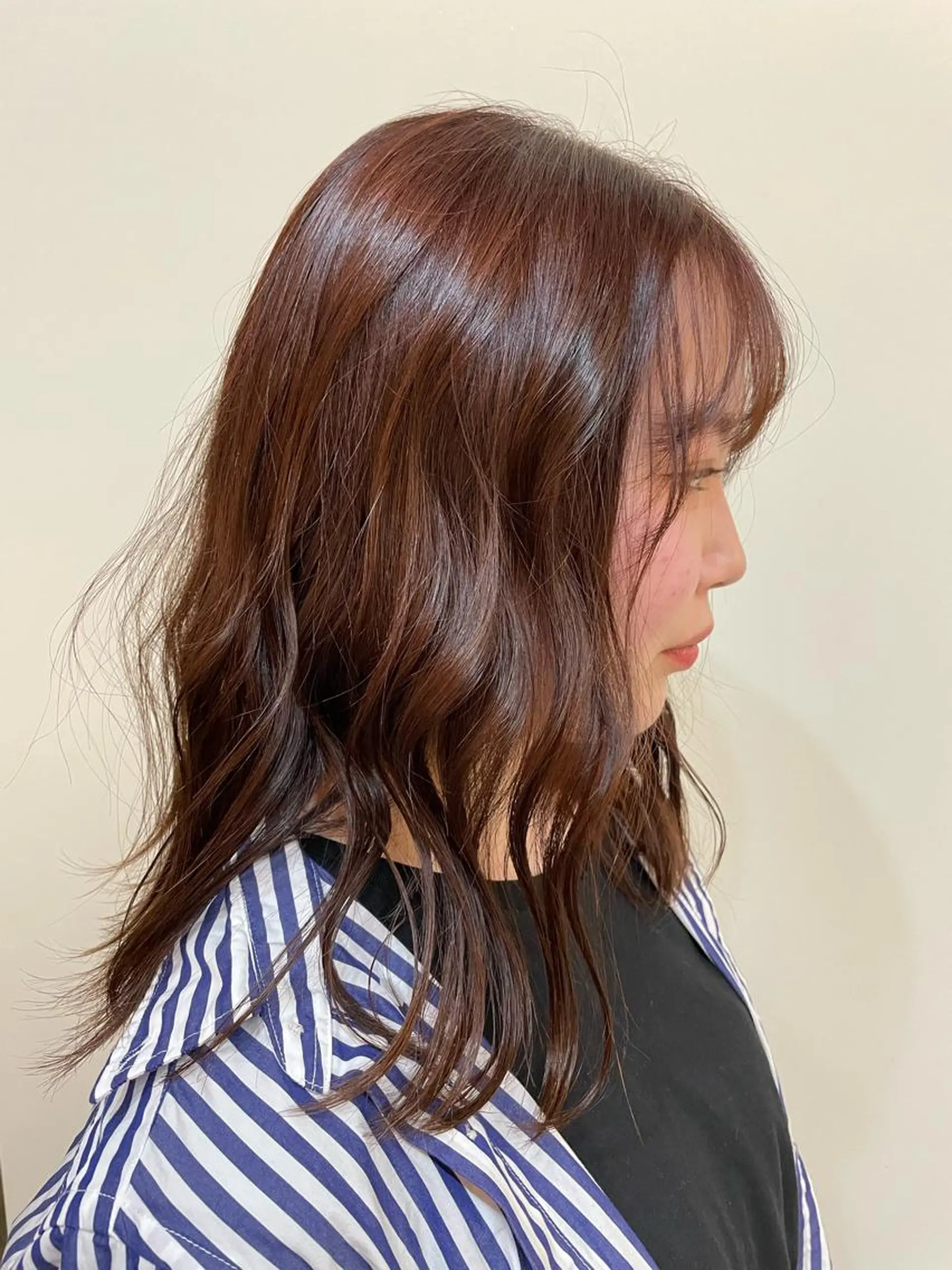 ミディアム カラー ヘアアレンジ 大阪/梅田すぐ /パーマ落とし専門店のヘアスタイル