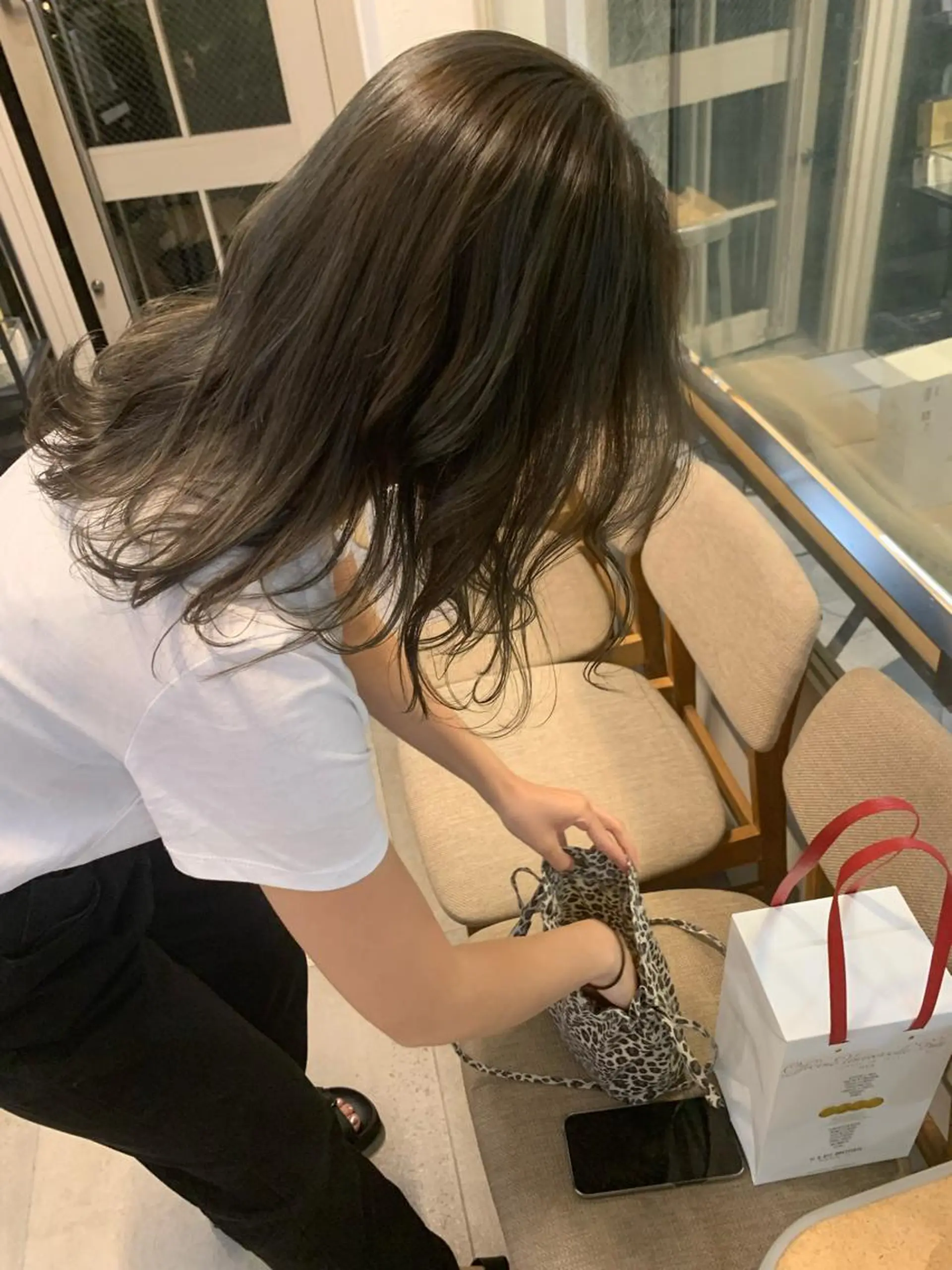 セミロング カラー REINA☁️透明感 カラー/ぷつっと♡のヘアスタイル