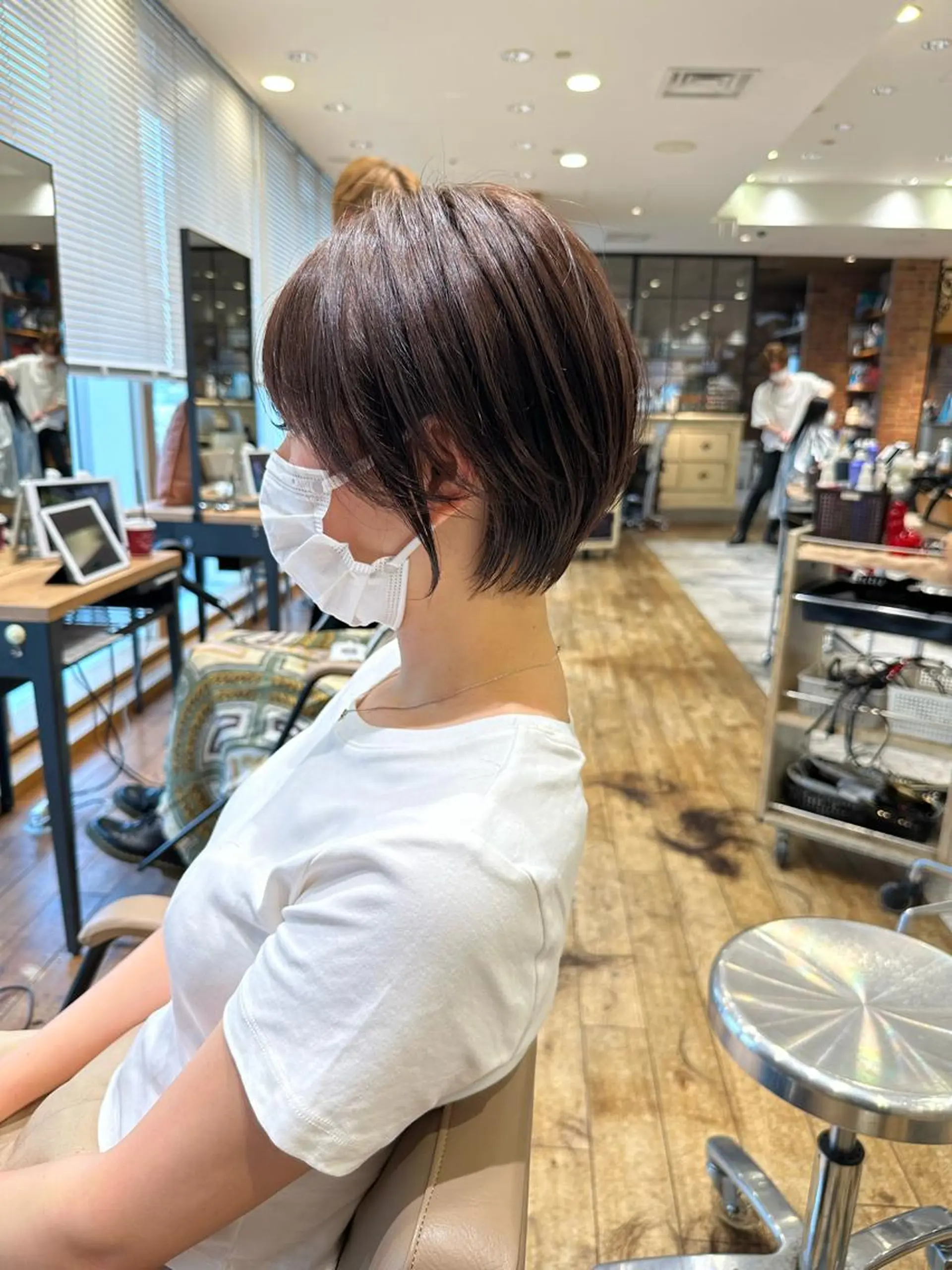 ショート カラー ショートボブ ボブ 似合わせカット ショートヘア 小顔カット カット ヘアカラー トリートメント ショート、ボブの神✨ 峯朋也✂︎✨のヘアスタイル