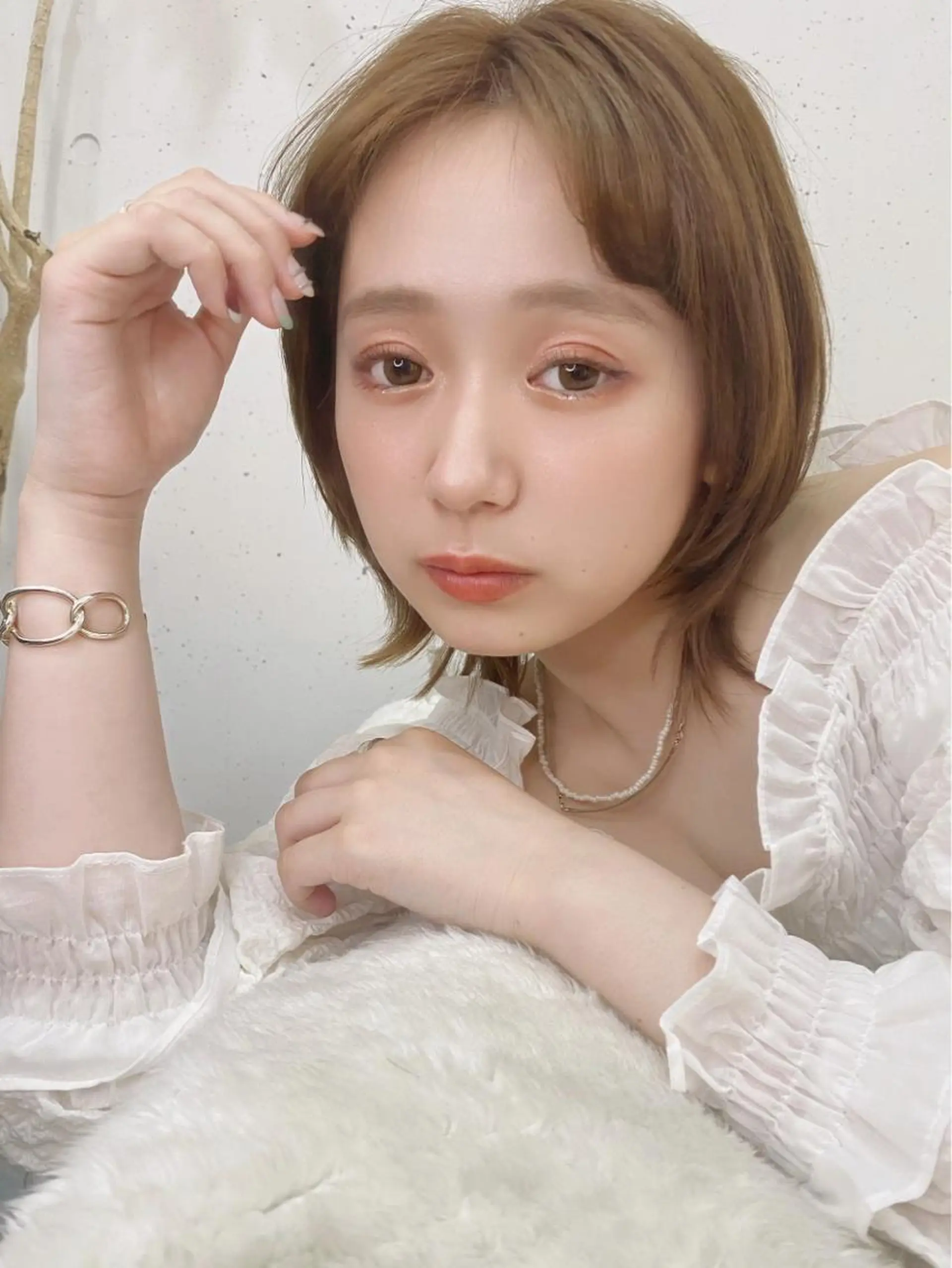 ミディアム カラー 🪭risa 暖色/レイヤー🪭のヘアスタイル