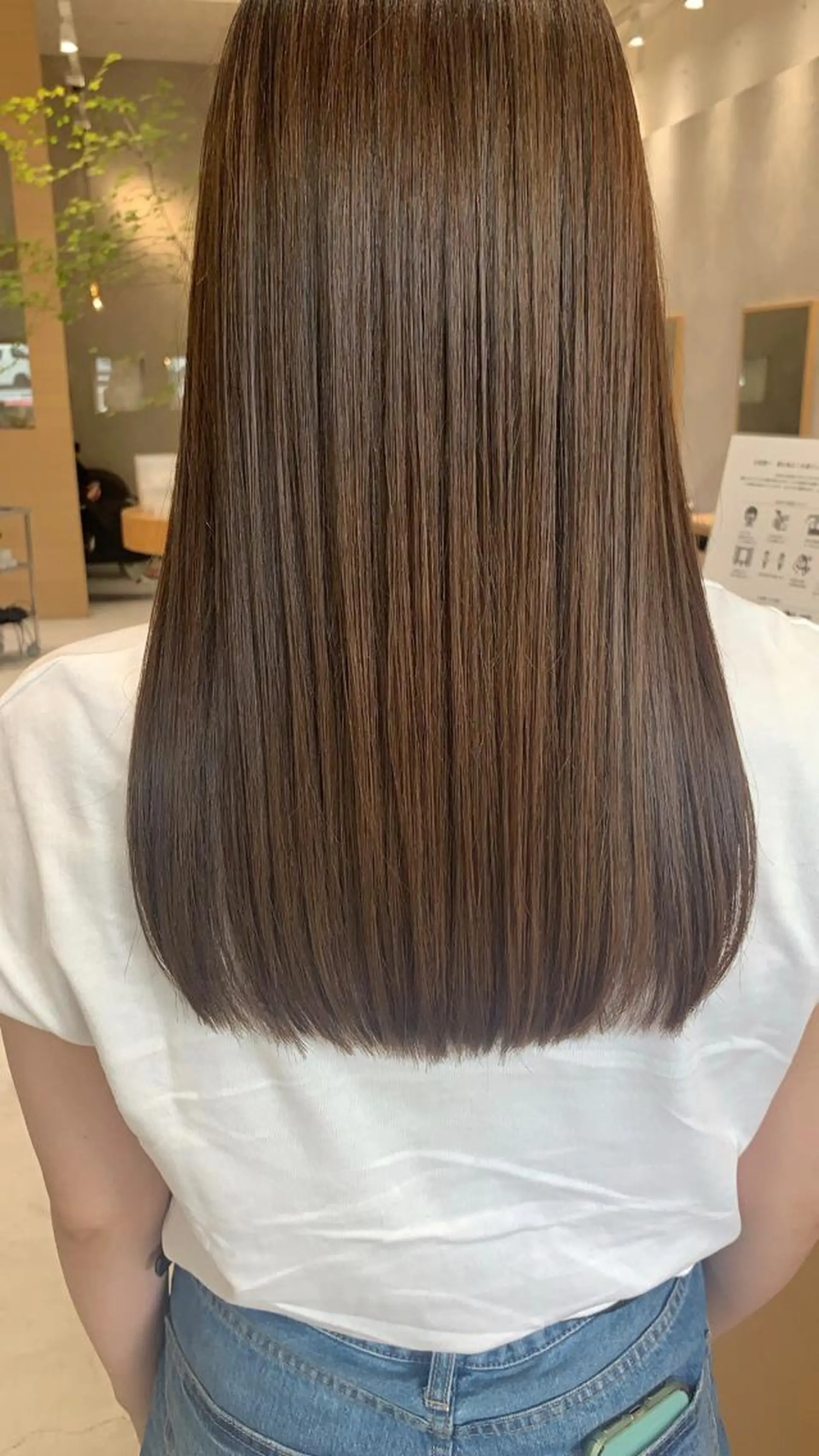 セミロング カラー カット ヘアカラー トリートメント manami (sibell)のヘアスタイル