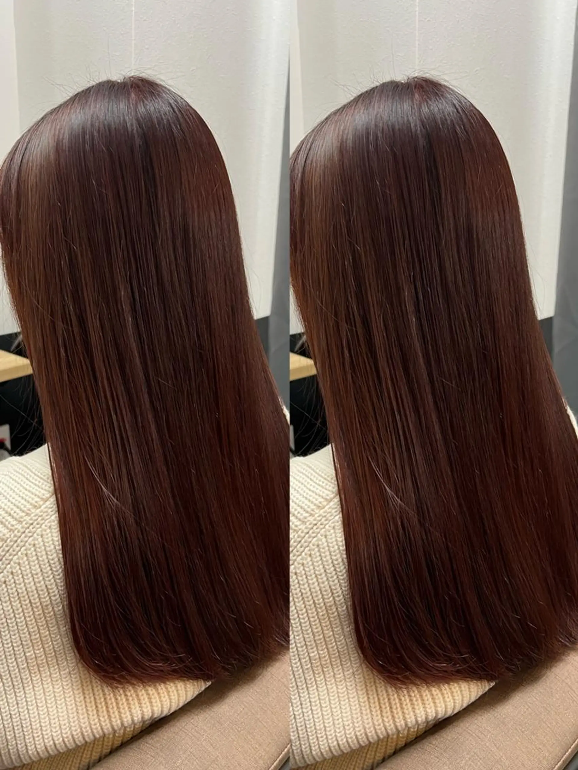 ロング カラー カット ヘアカラー トリートメント TELA HAIRのヘアスタイル