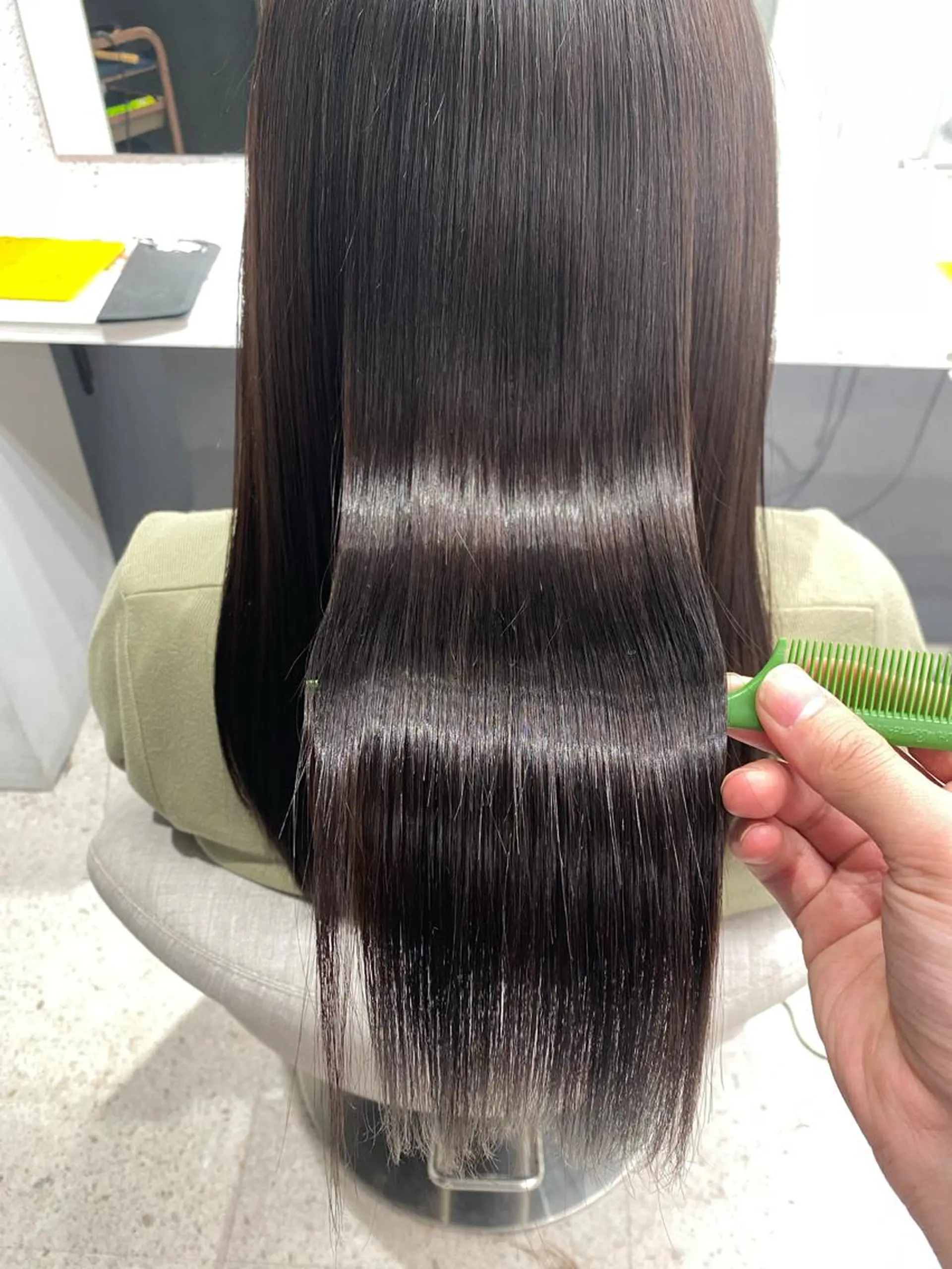 ロング メンズ カット トリートメント 京都レイヤーカット/ 縮毛矯正/羽柴りくのヘアスタイル