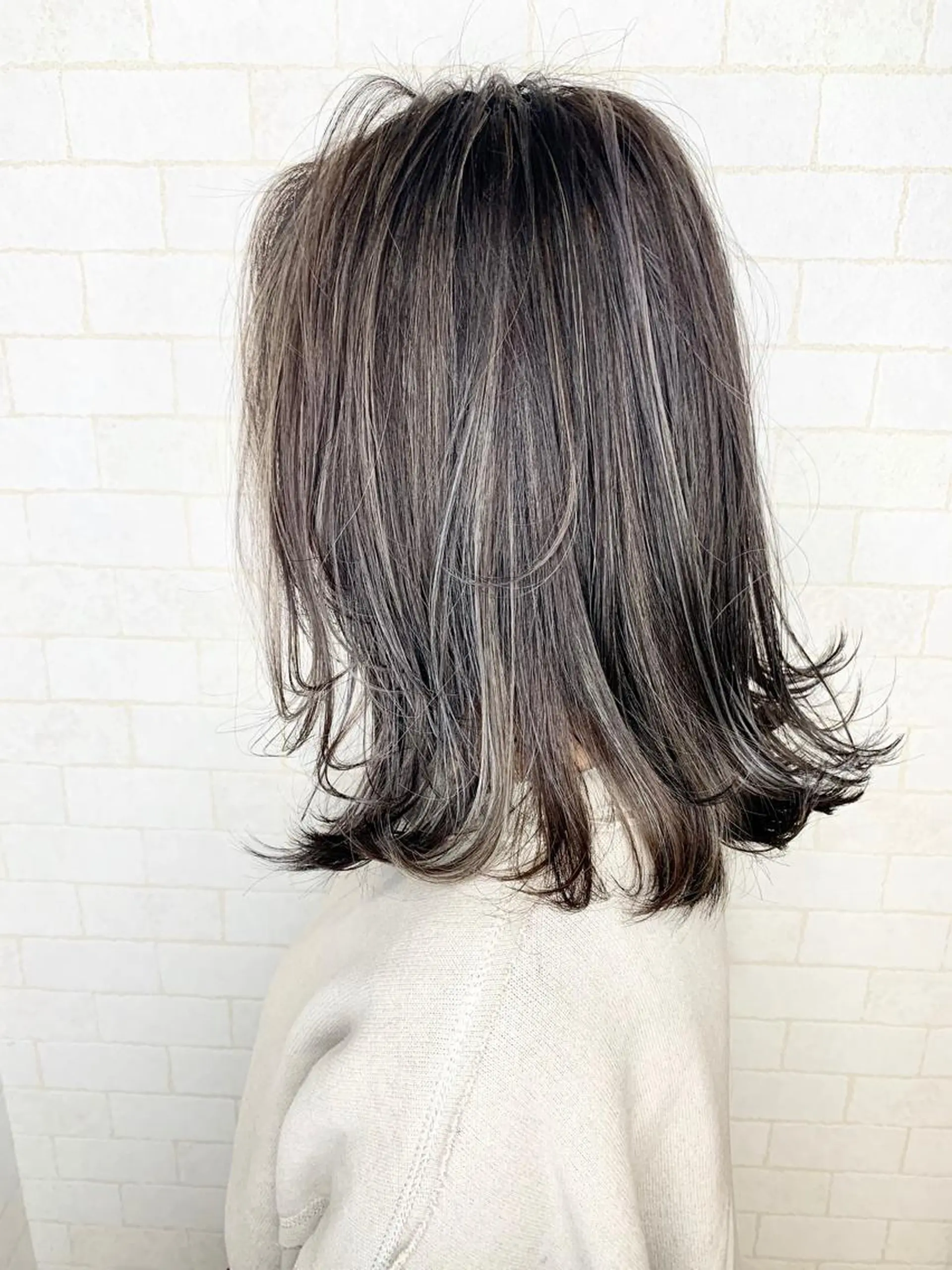 ミディアム カラー 神野 雅樹のヘアスタイル