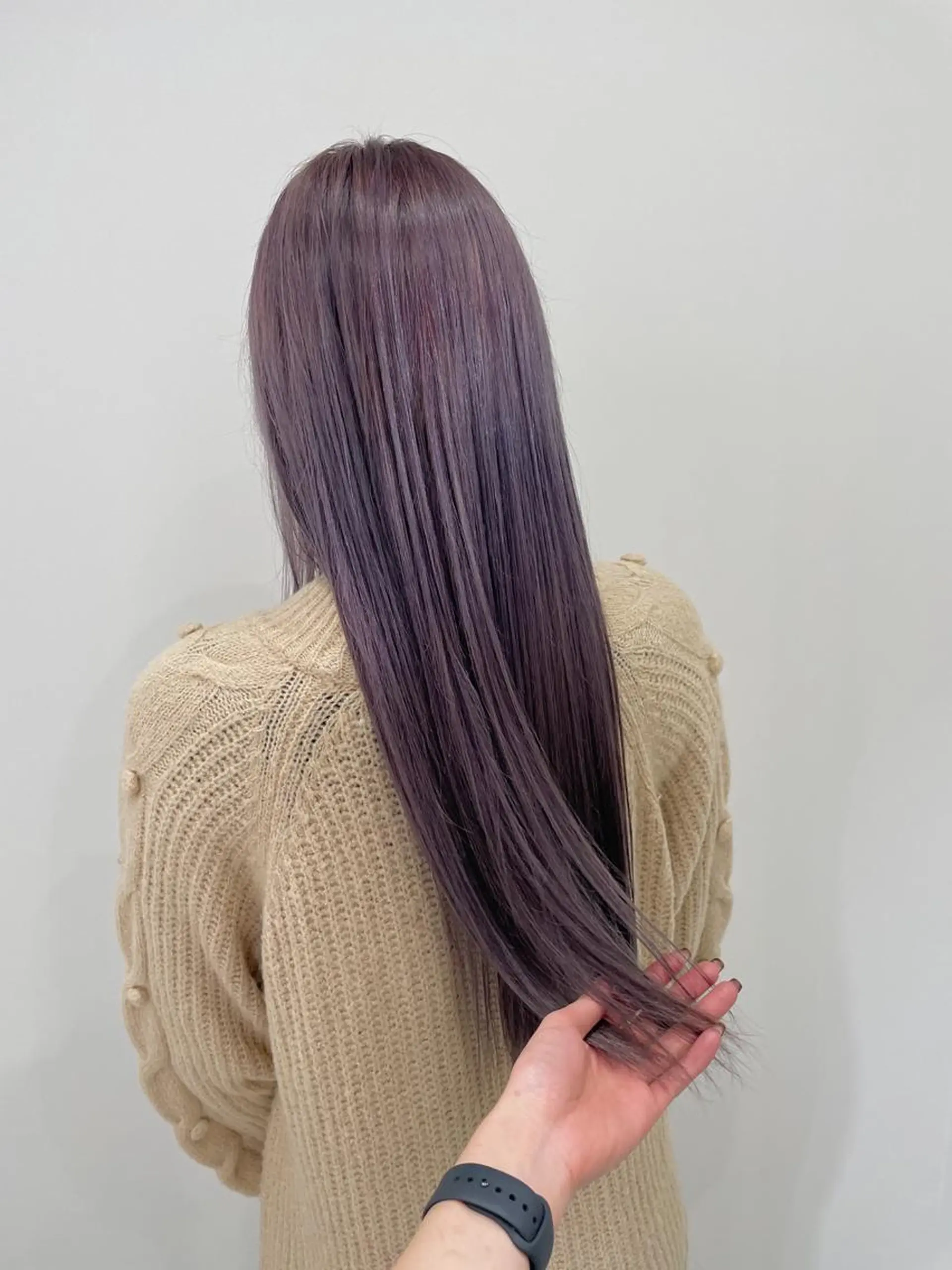 ロング カラー 飯塚 青空のヘアスタイル