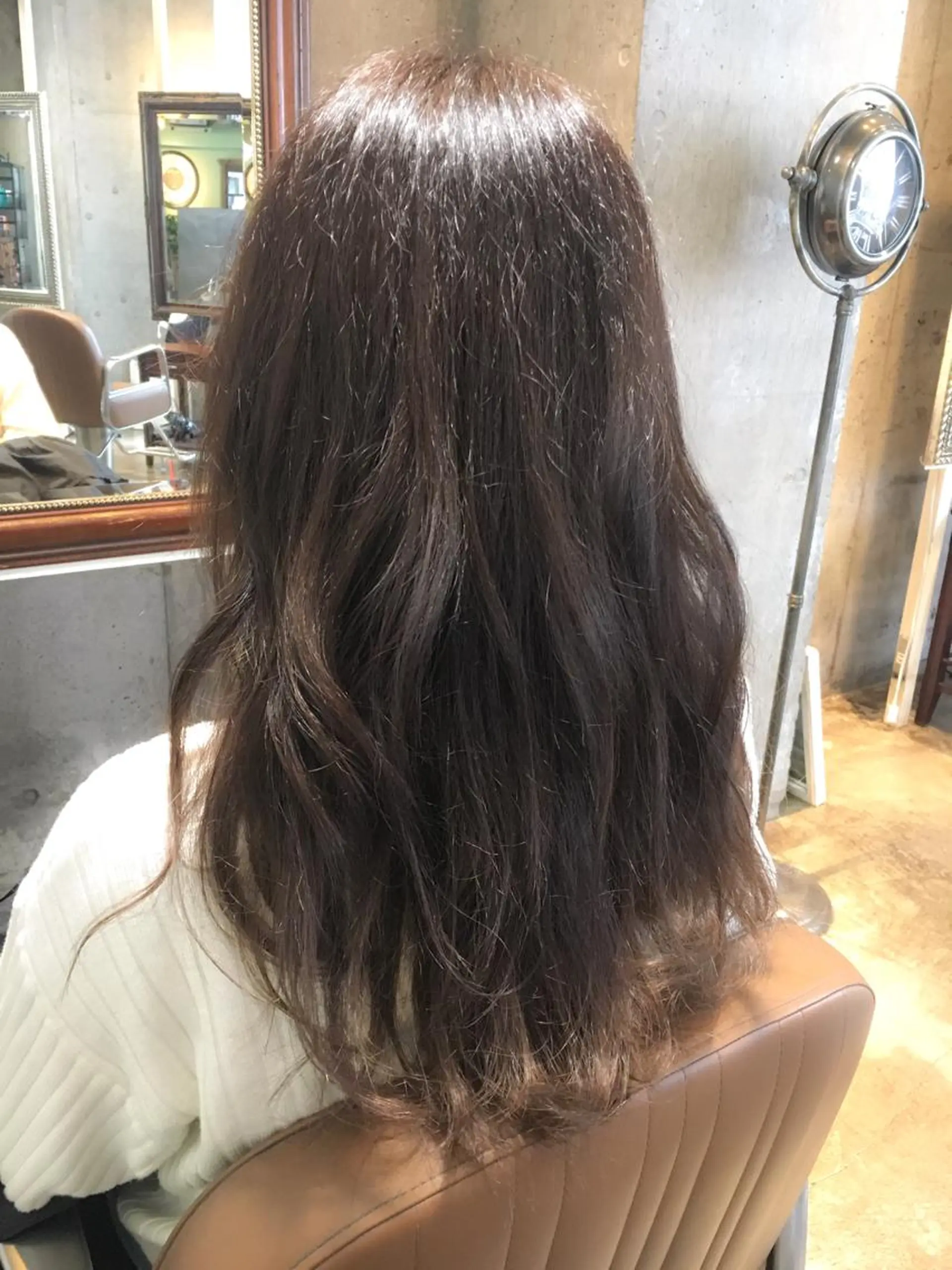 ロング カラー ベージュカラー ショコラベージュ 北條 優輝のヘアスタイル