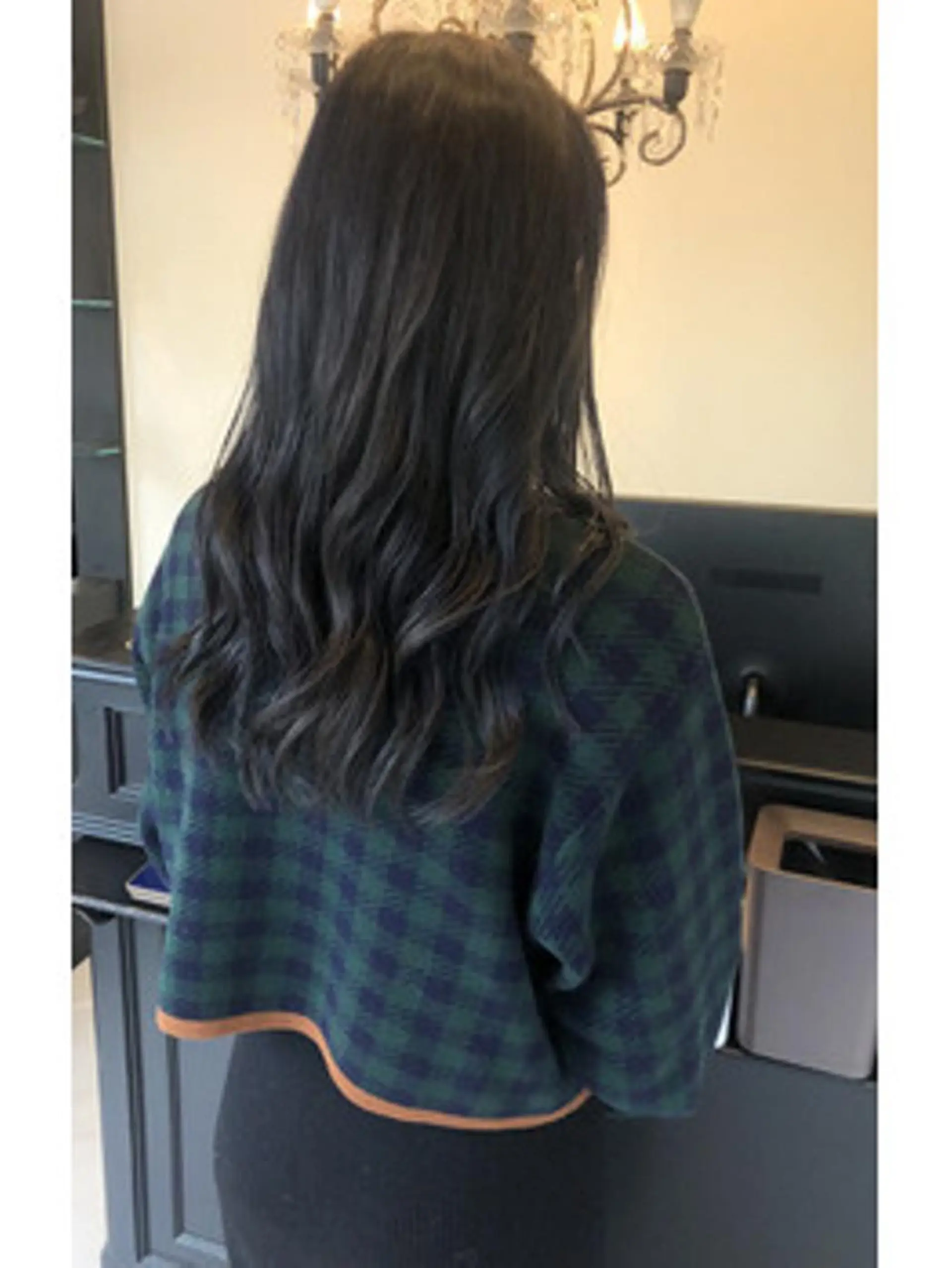 ロング カラー 黒髪 ブルーカラー ブルーブラック ロング 高槻/LOREM/ Akiraのヘアスタイル