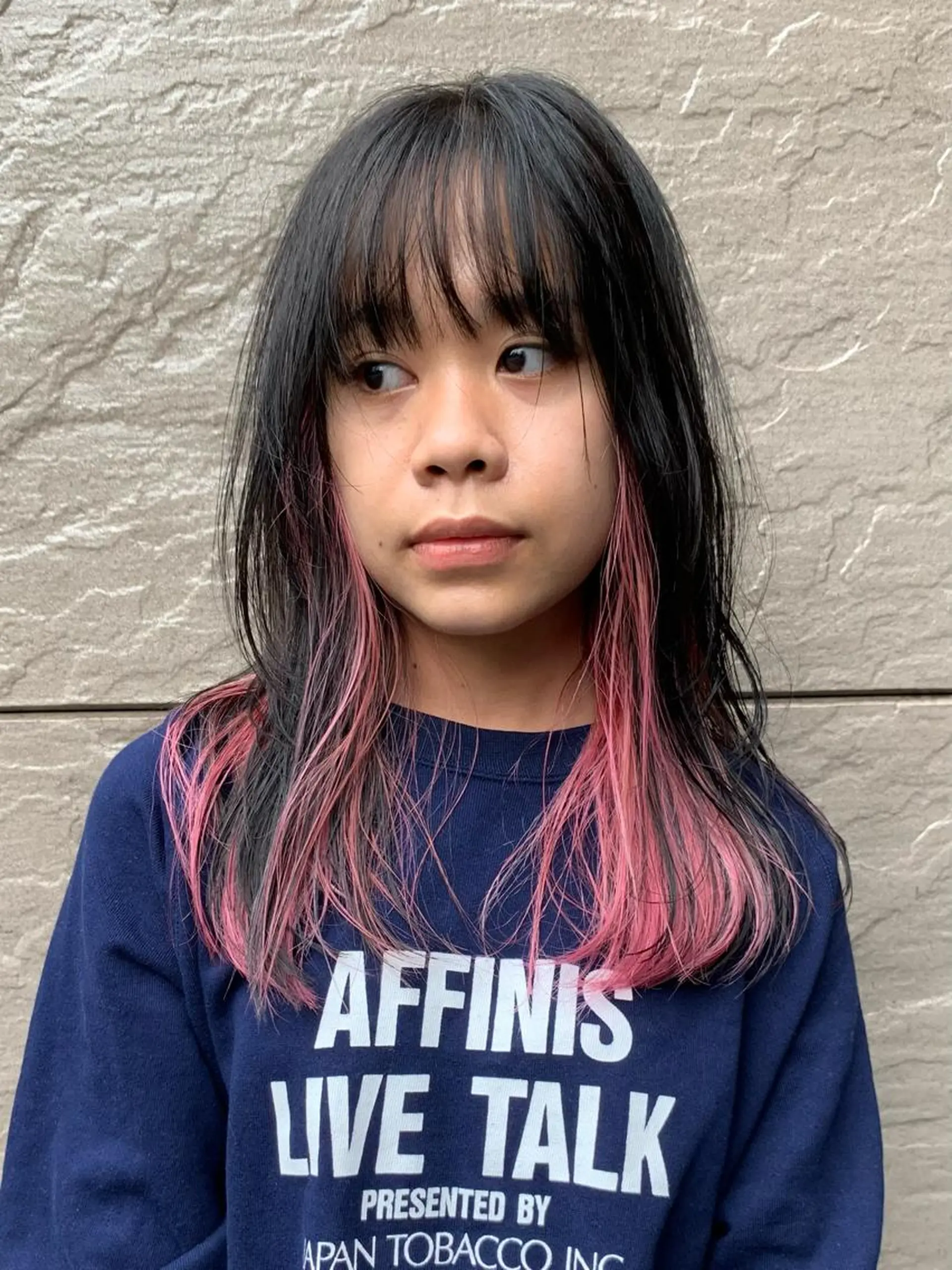 ロング カラー カット ヘアカラー トリートメント 似合わせウルフ/ レイヤー/山本祐輔のヘアスタイル