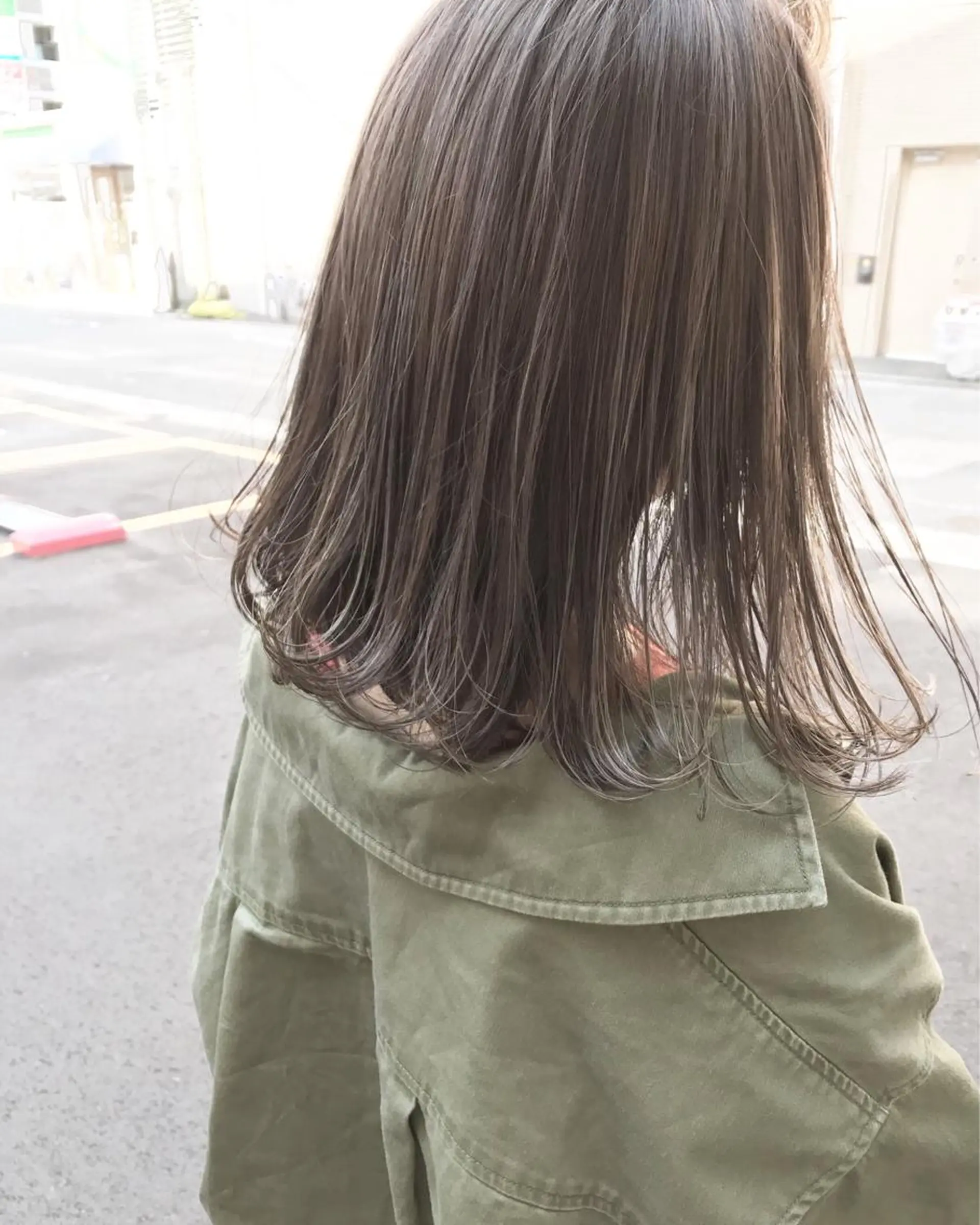 ミディアム ハイライト Musiiik hairのヘアスタイル