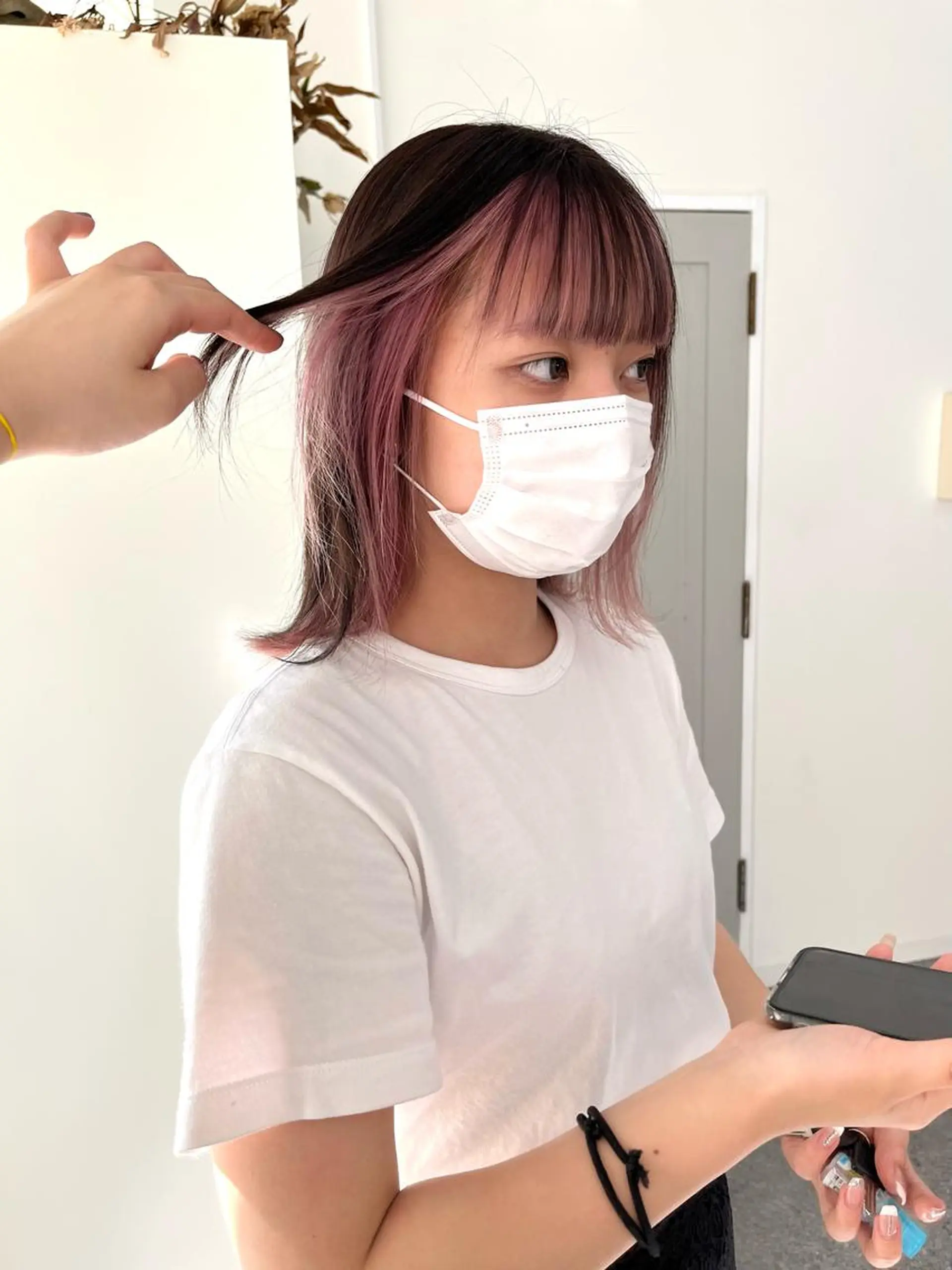 ミディアム ヘアカラー 架空〜KAQU〜所属・【clan】 NOGAMIのヘアスタイル