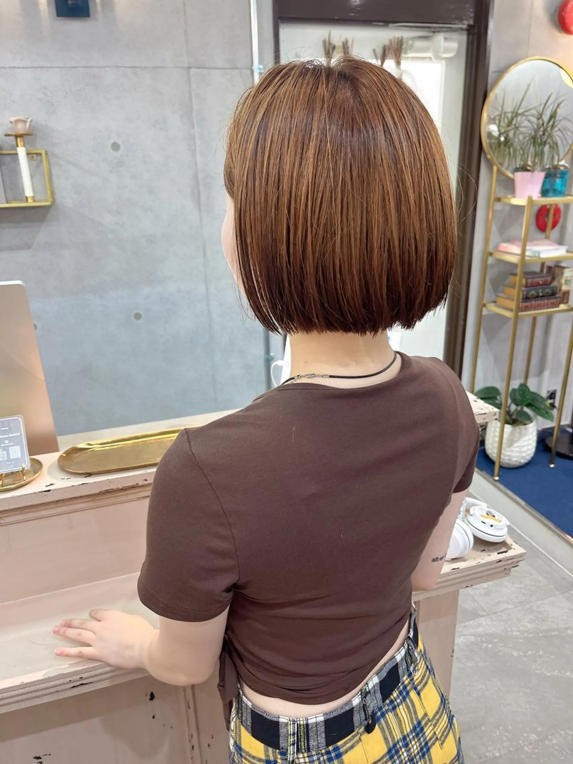 ショート カラー グラデーションカラー カット ヘアカラー トリートメント MIES amane(アマネ)のヘアスタイル