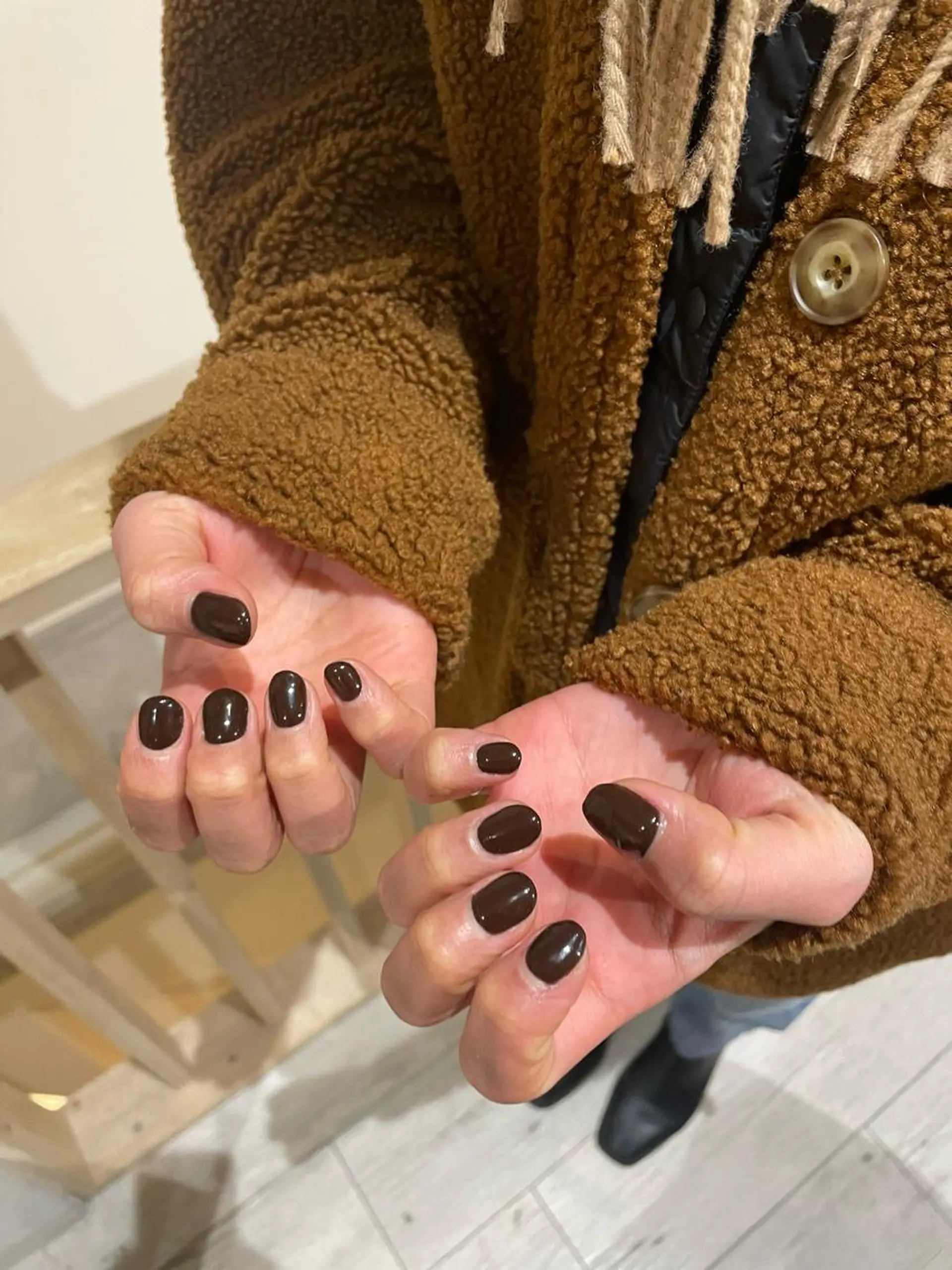 ネイル ブラウン kim yuaのネイルデザイン