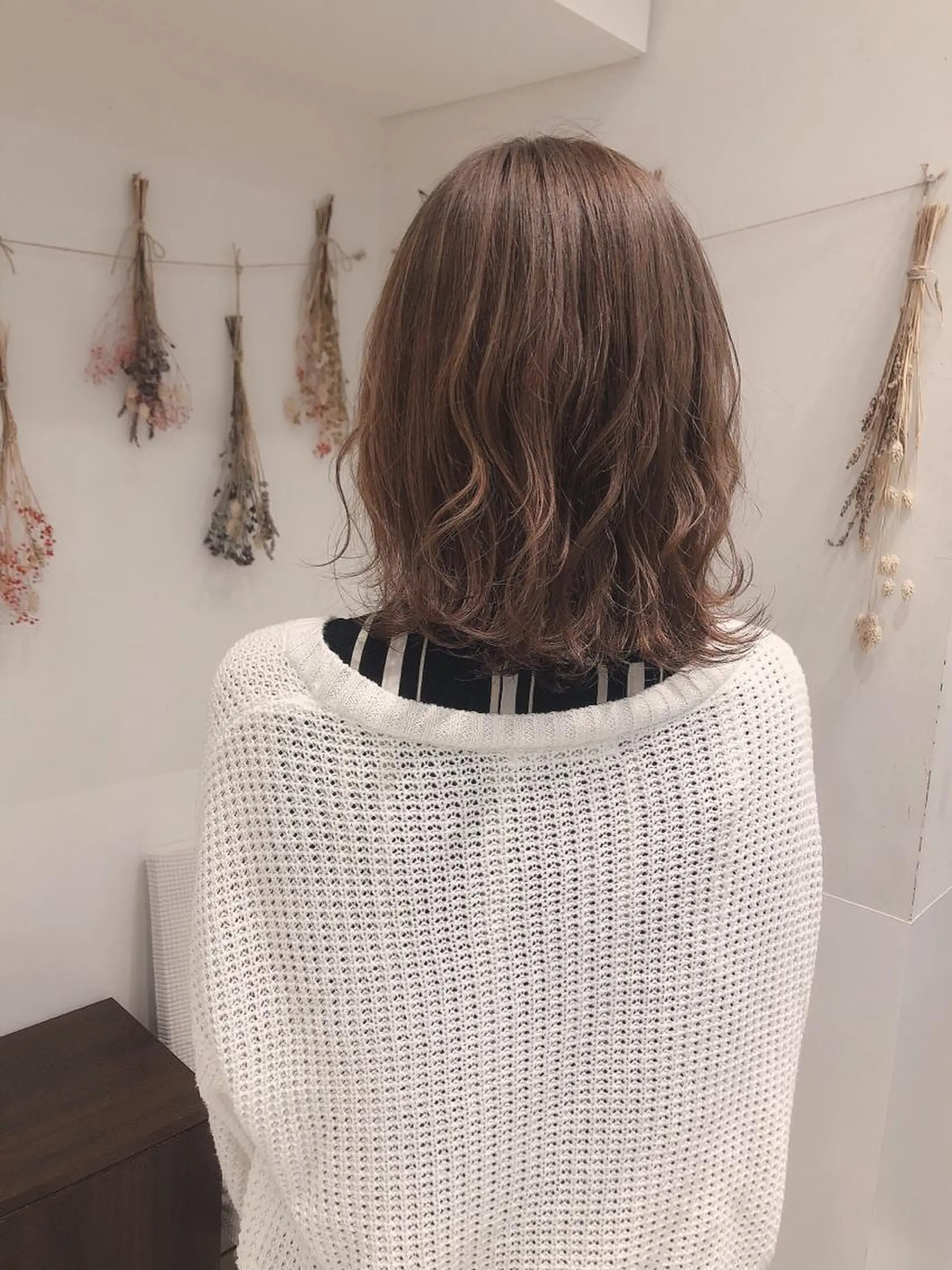 ミディアム カラー ベージュカラー オレンジ はだゆうき @hadadan08のヘアスタイル