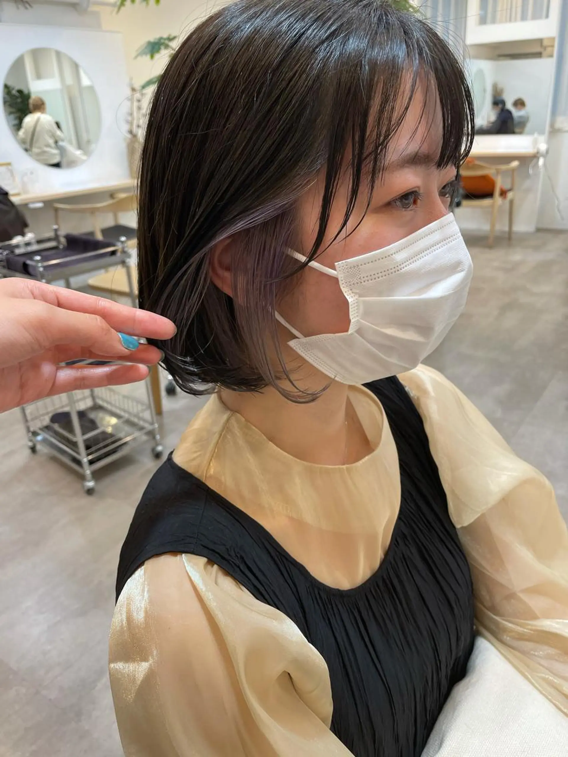 カラー 大迫 江梨のヘアスタイル