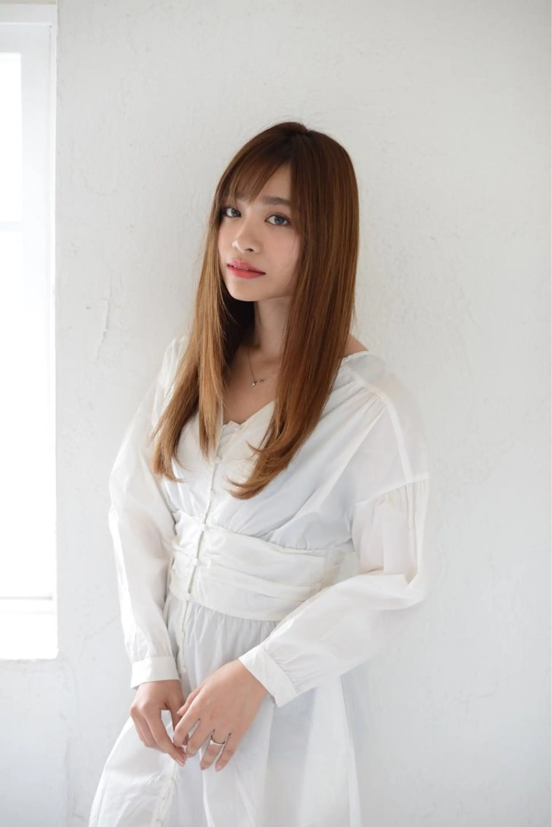 ロング カラー カット 縮毛矯正 トリートメント 髪質改善美容師 中村　一のヘアスタイル