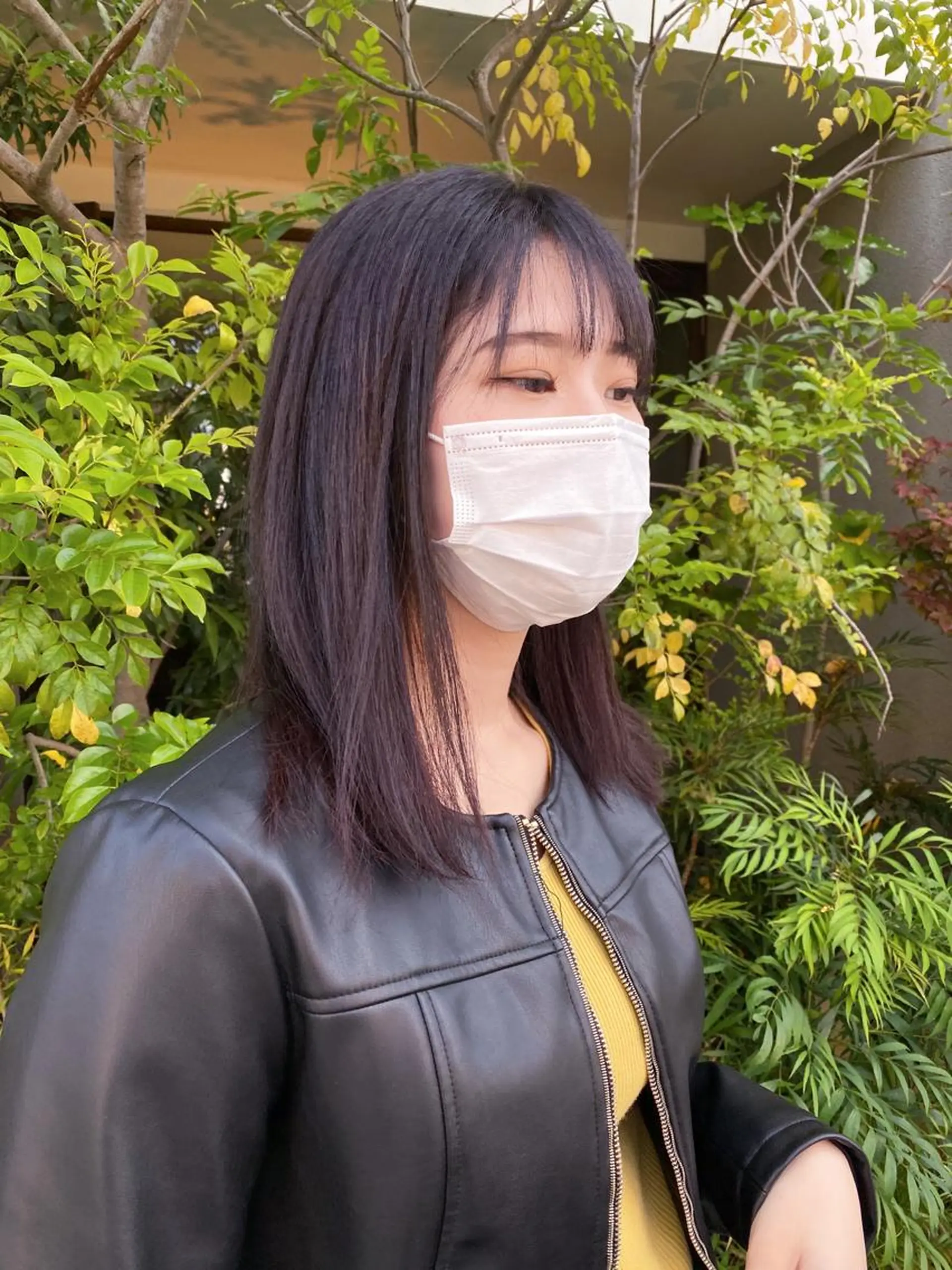 セミロング ヘアカラー トリートメント 中井 一葉のヘアスタイル