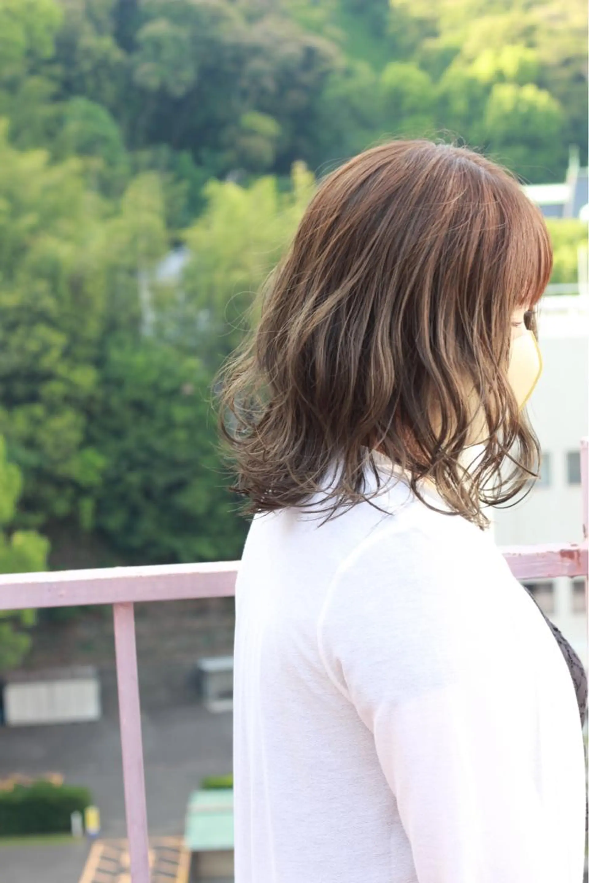 ミディアム カラー アッシュ オリーブアッシュ ヘアカラー Viage （ビアージュ）のヘアスタイル