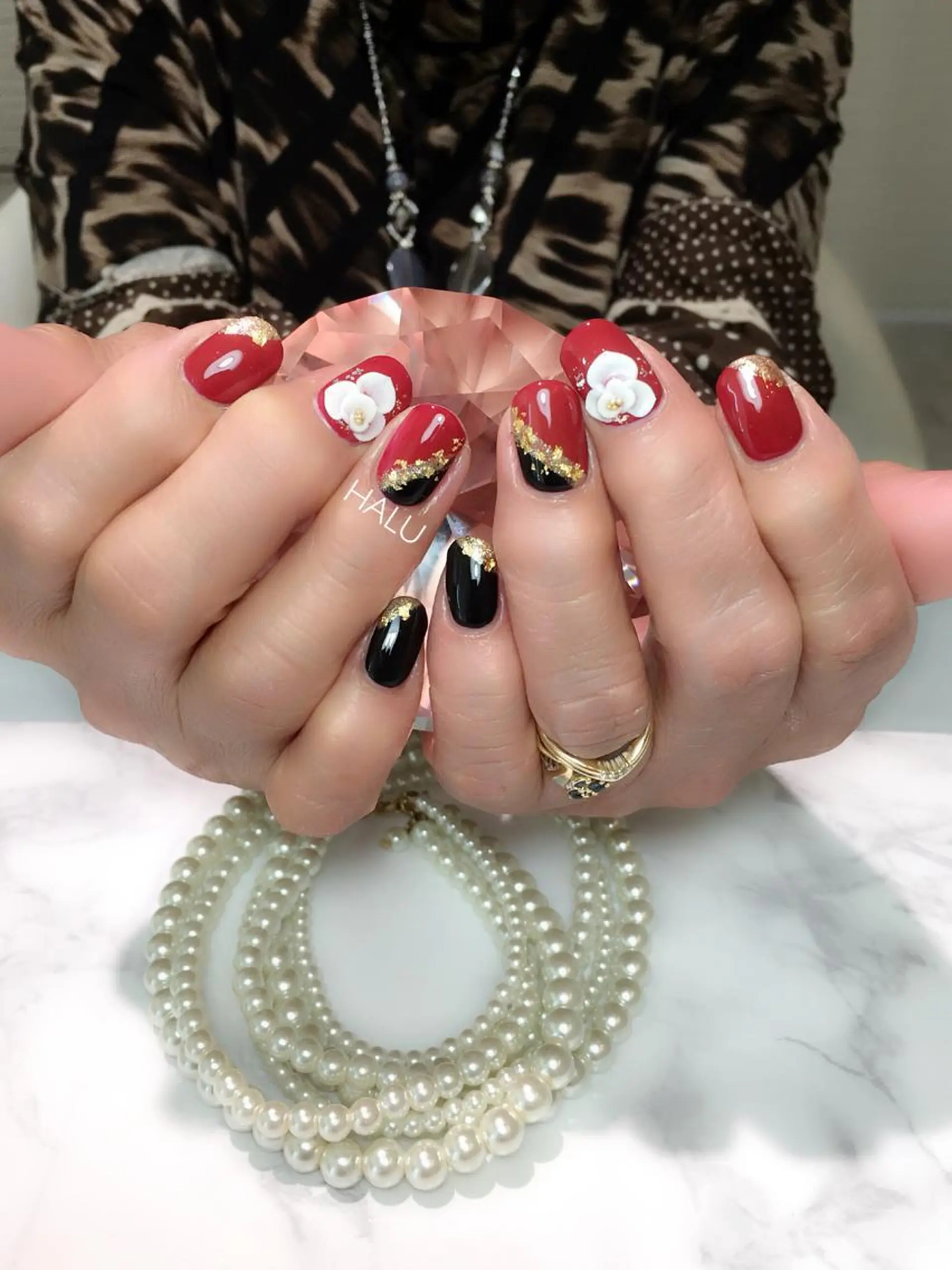 ネイル フラワーネイル HALU ハルのネイルデザイン