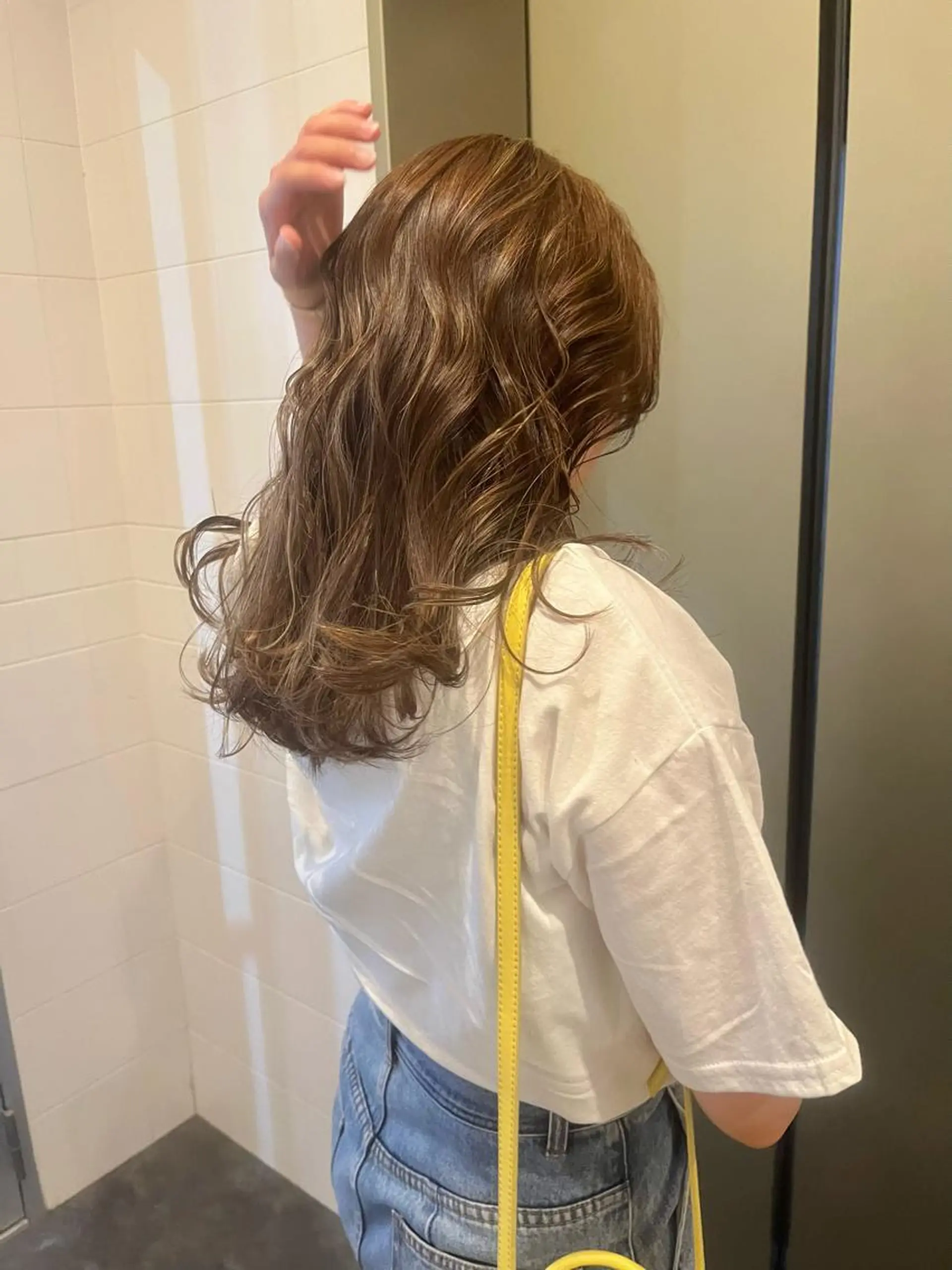 ロング カラー ハイライトカラー ハイライト 杉本 直樹のヘアスタイル