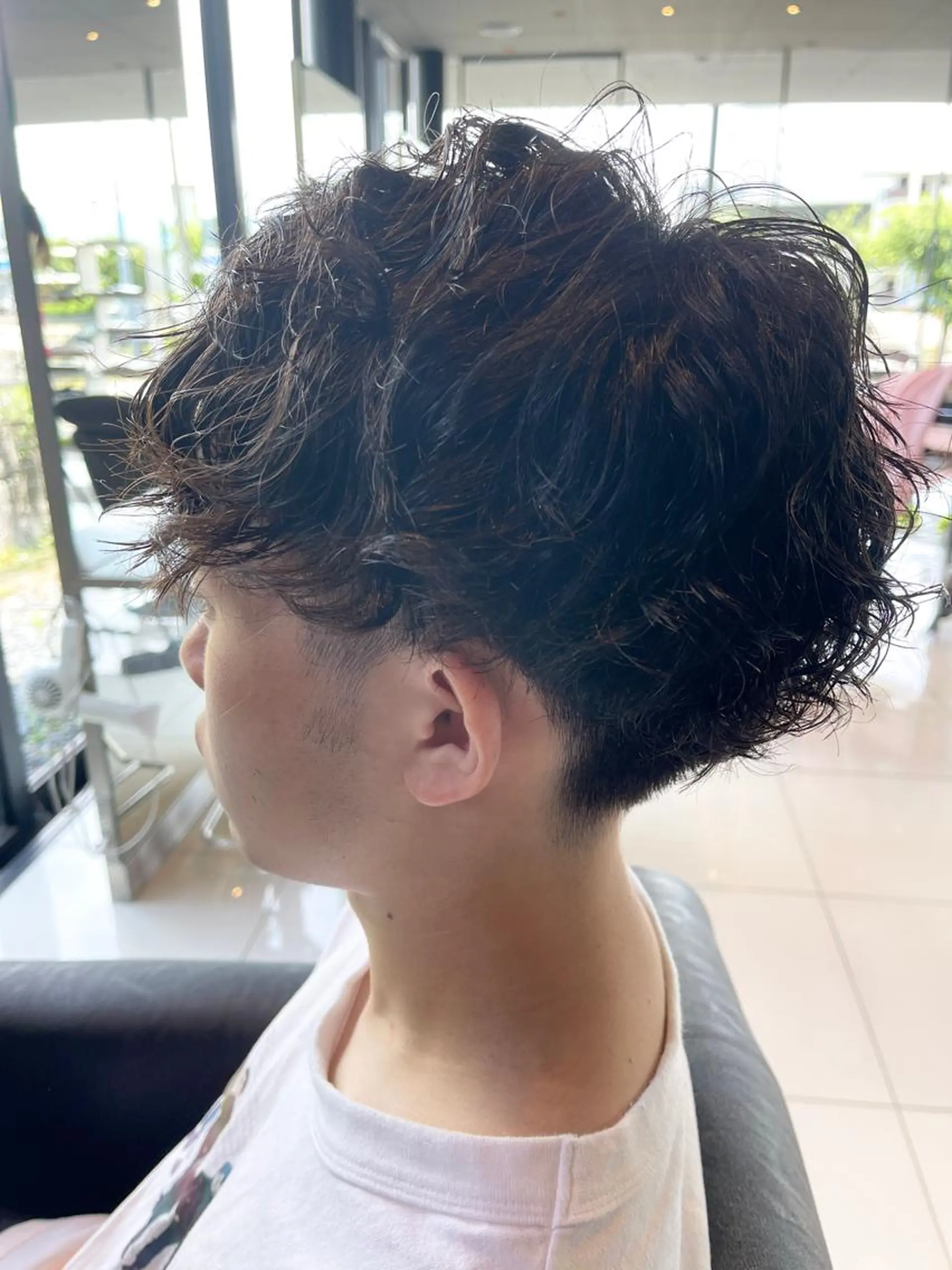 パーマ スパイラルパーマ 三好 達也のヘアスタイル