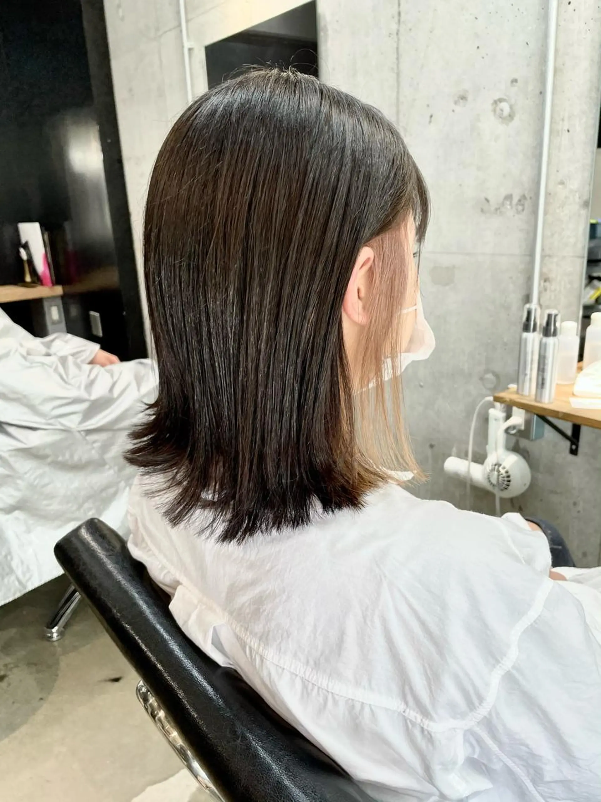 ミディアム 髪質改善🫧美髪矯正 🤍Yuiのヘアスタイル