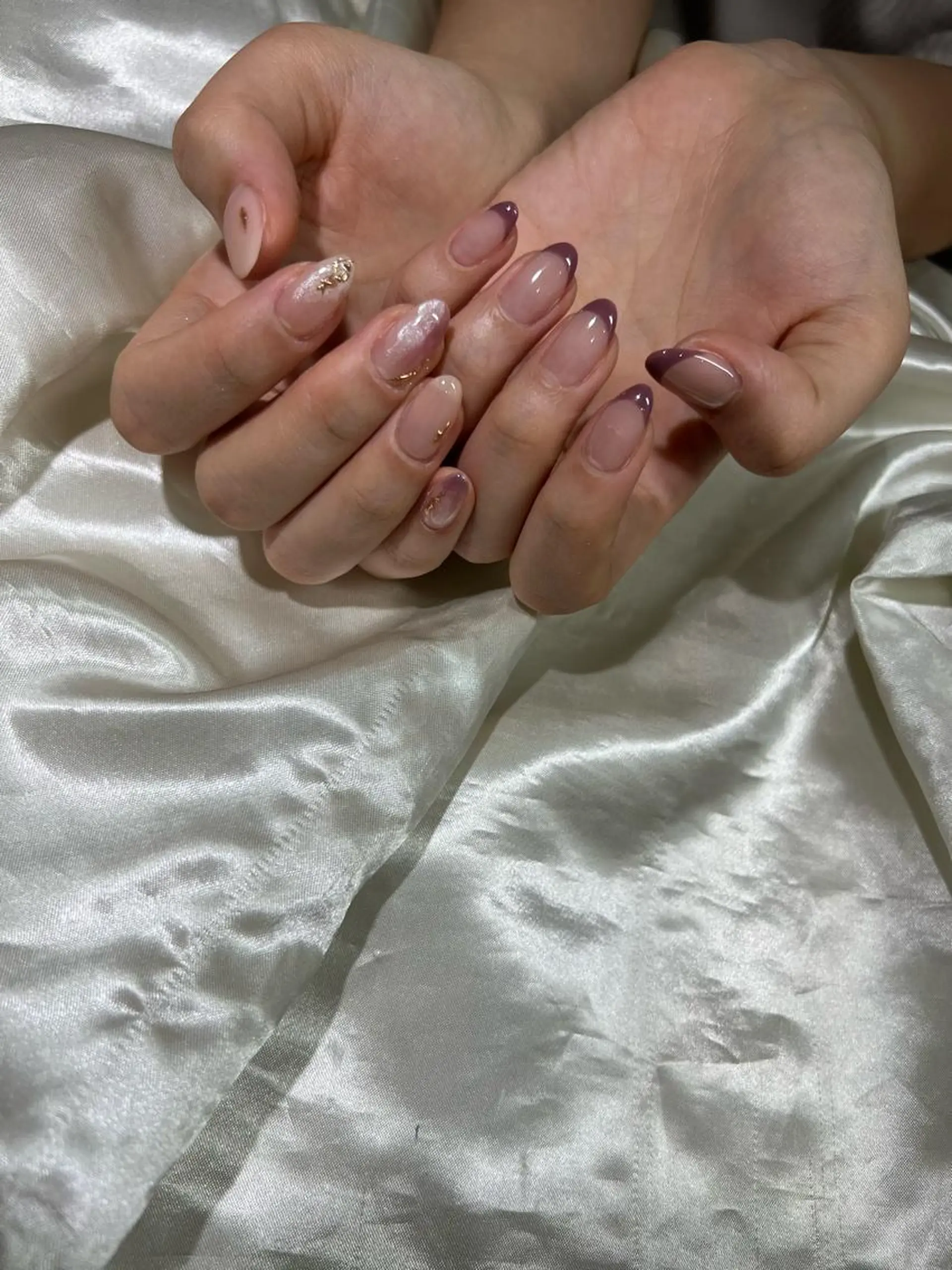 ネイル 持ち込み ニュアンスネイル Charme. NOBUKOのネイルデザイン