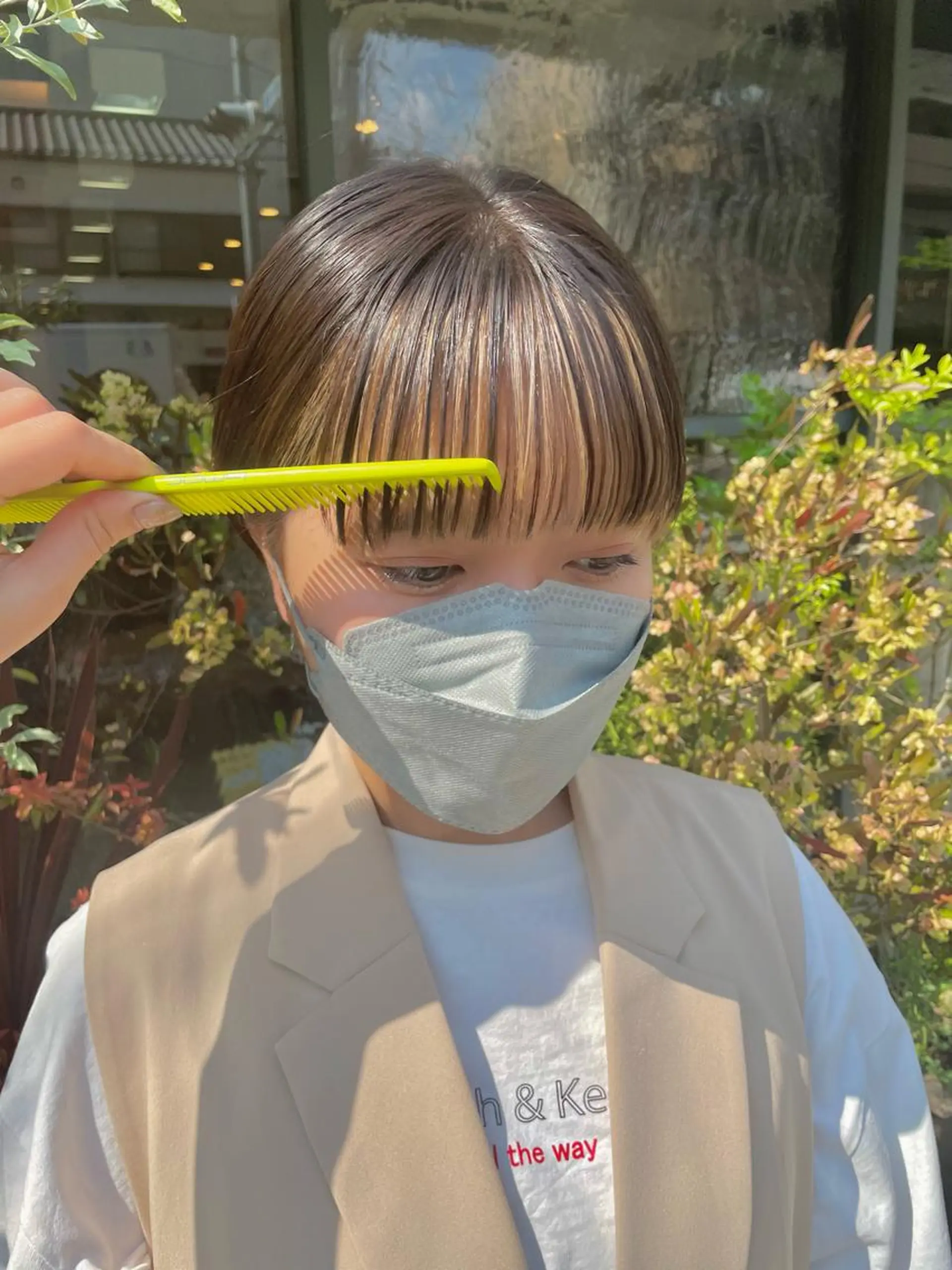 ショート カラー ブリーチ インナーカラー ヘアカラー Lico hair 【烏丸丸太町】小西のヘアスタイル