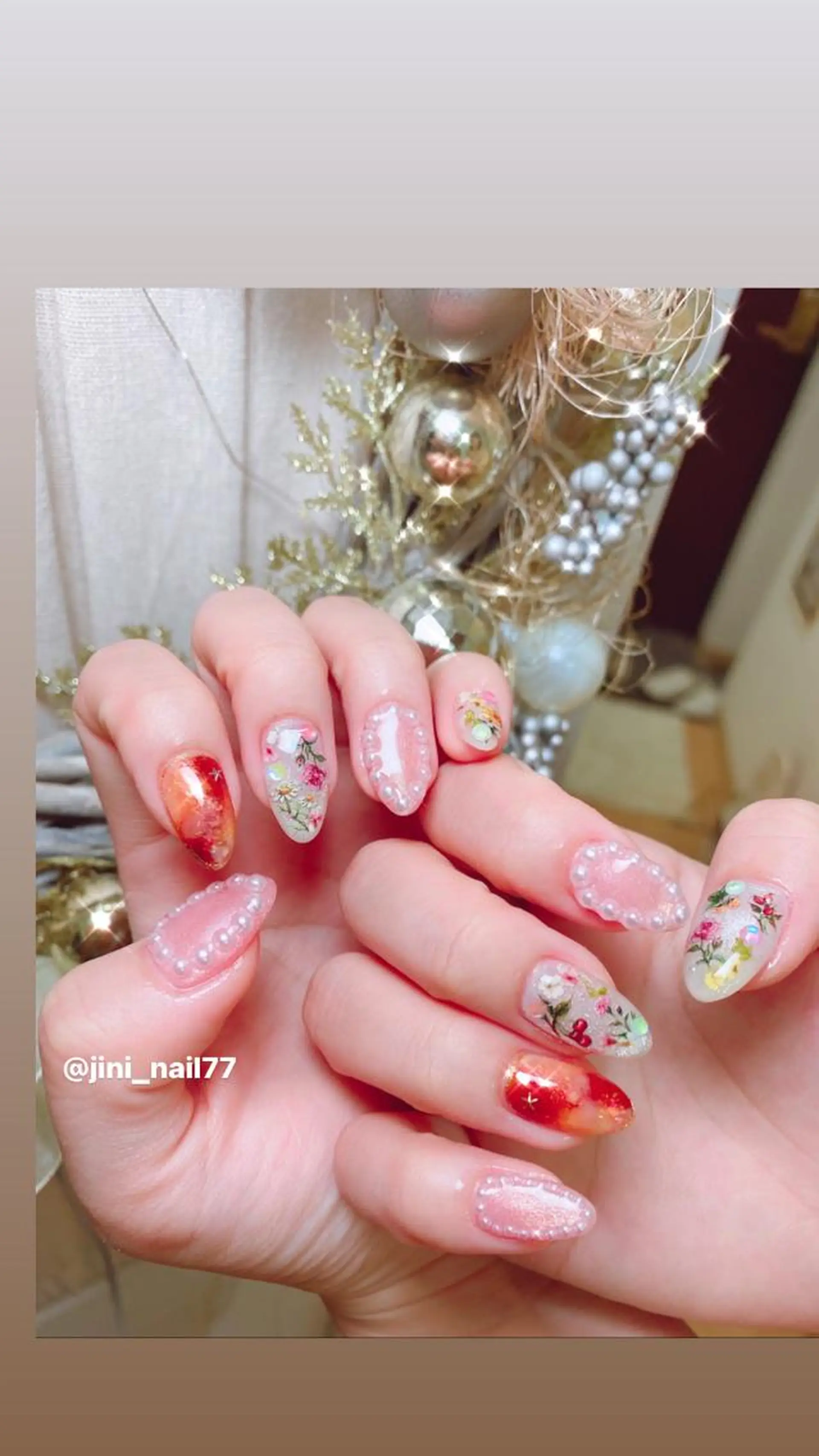 ネイル ハンドネイル JINI NAIL所属・ジニ ネイルのネイルデザイン